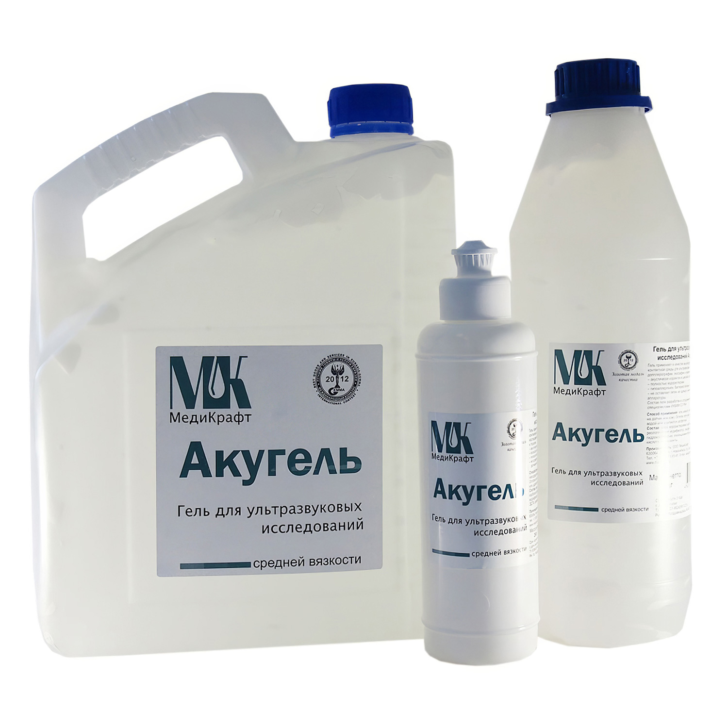 Гель для УЗИ Акугель средней вязкости 5 кг - 3