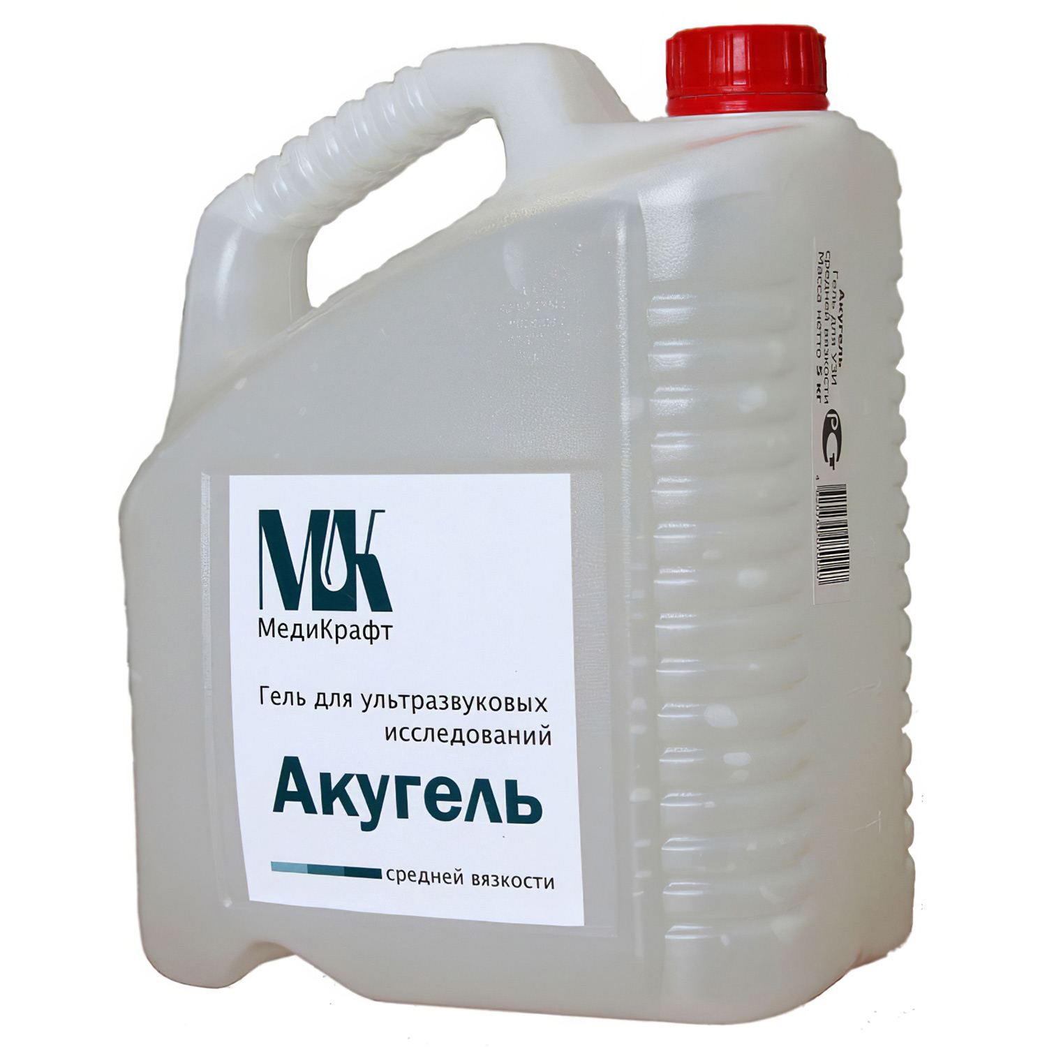 Гель для УЗИ Акугель средней вязкости 5 кг - 1