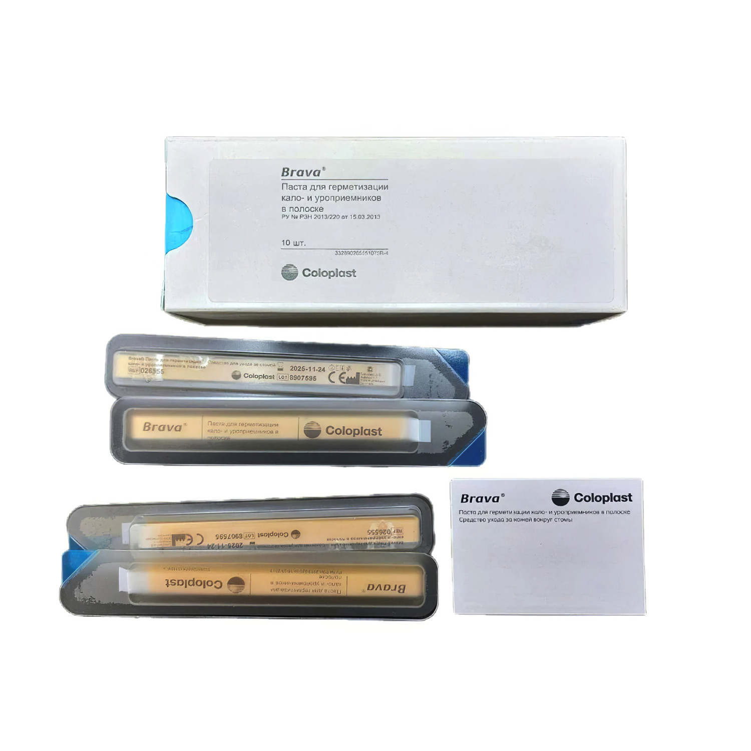 Паста в полосках для стомы COLOPLAST 2655 защитная без спирта, 6 г - 3