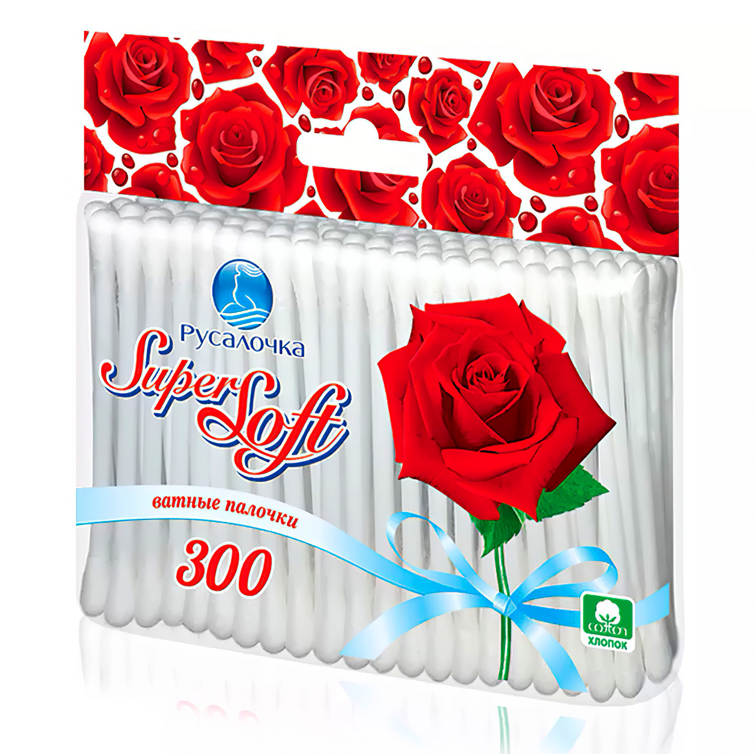 Ватные палочки Русалочка Super Soft 100шт - 2
