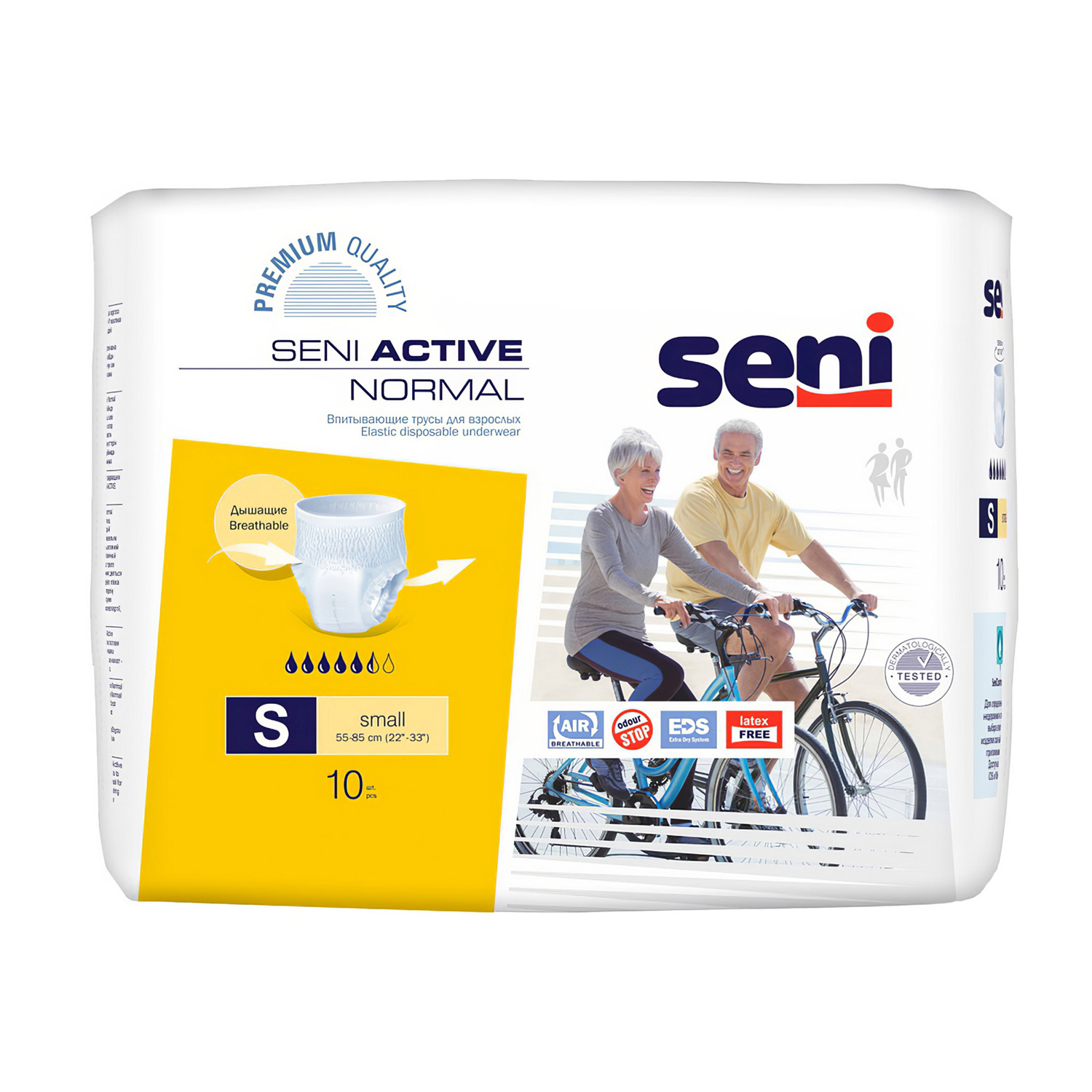 Трусы для взрослых впитывающие SENI Active Normal L 30 штук, 5+ капель