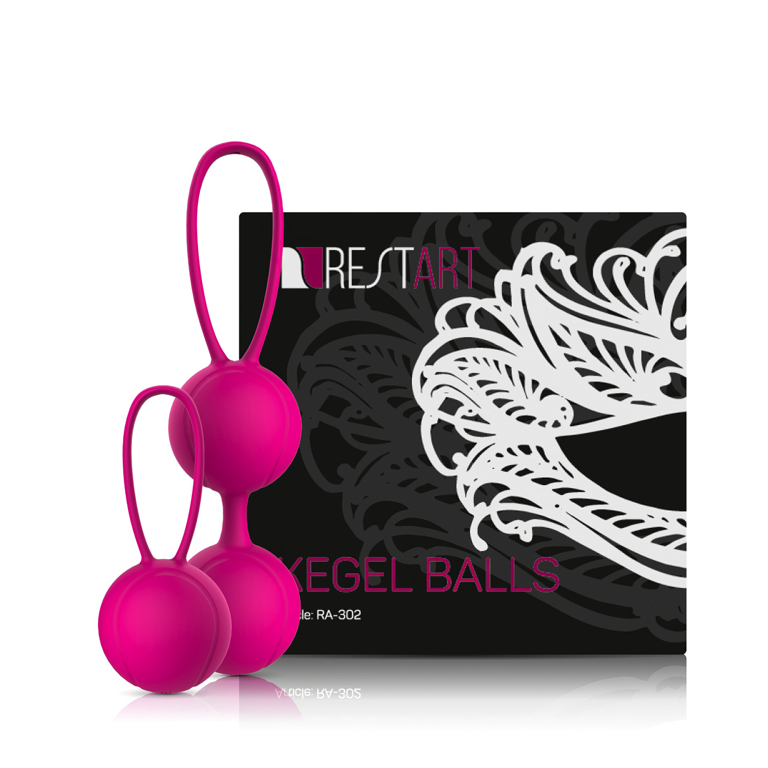 Тренажер Кегеля GESS RestArt Kegel Balls RA-302 розовый - 7