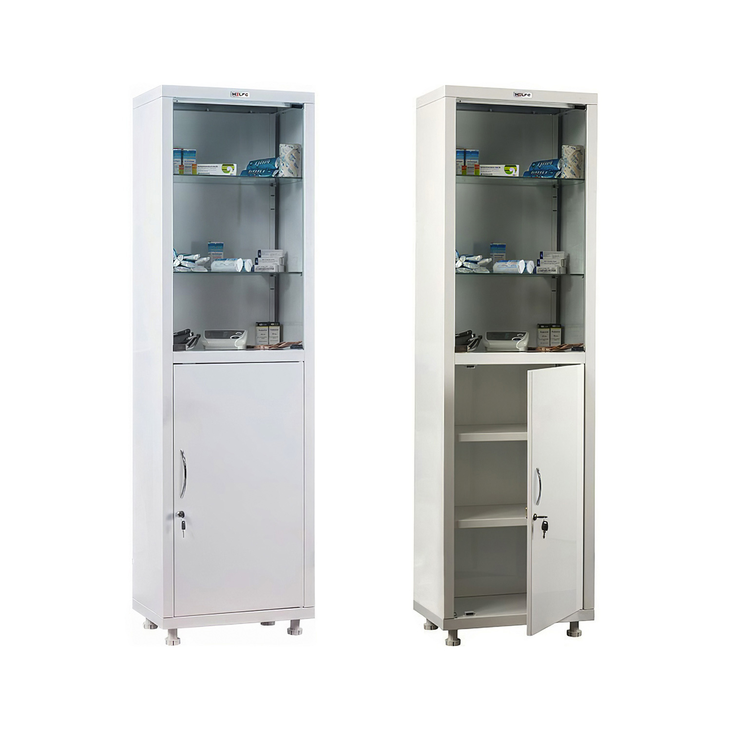 Шкаф медицинский Hilfe МД 1 1650/SG одностворчатый