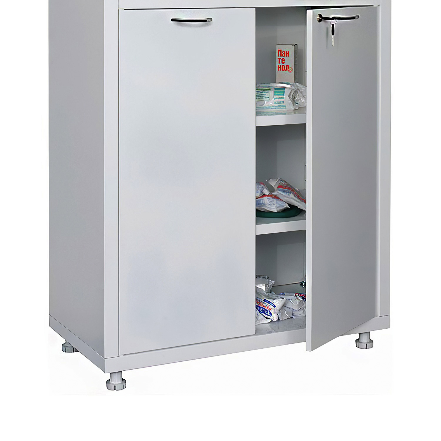 Шкаф медицинский Hilfe МД 2 1780/SG двустворчатый - 2