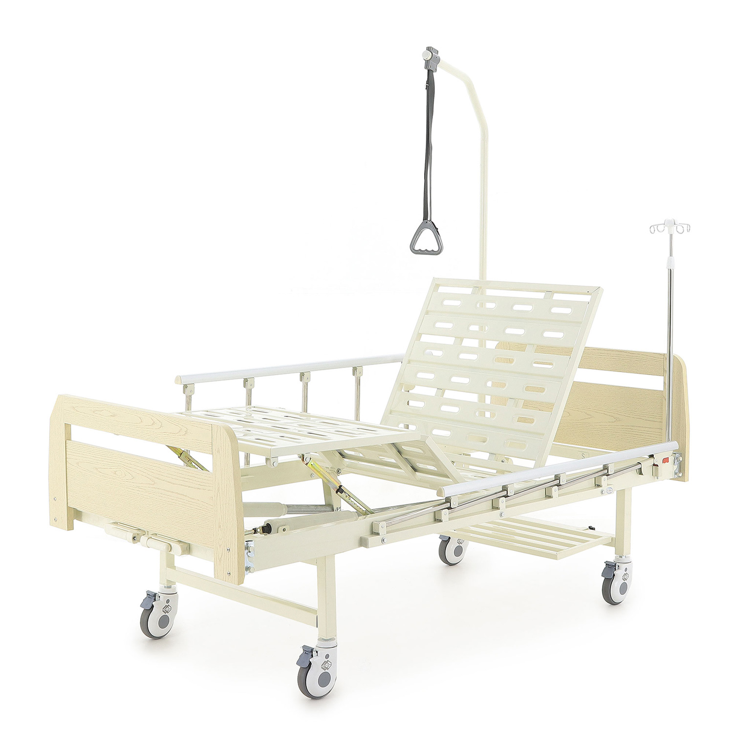 Кровать механическая MED-MOS E-8 4-секционная с полкой и столиком, до 250кг - 1