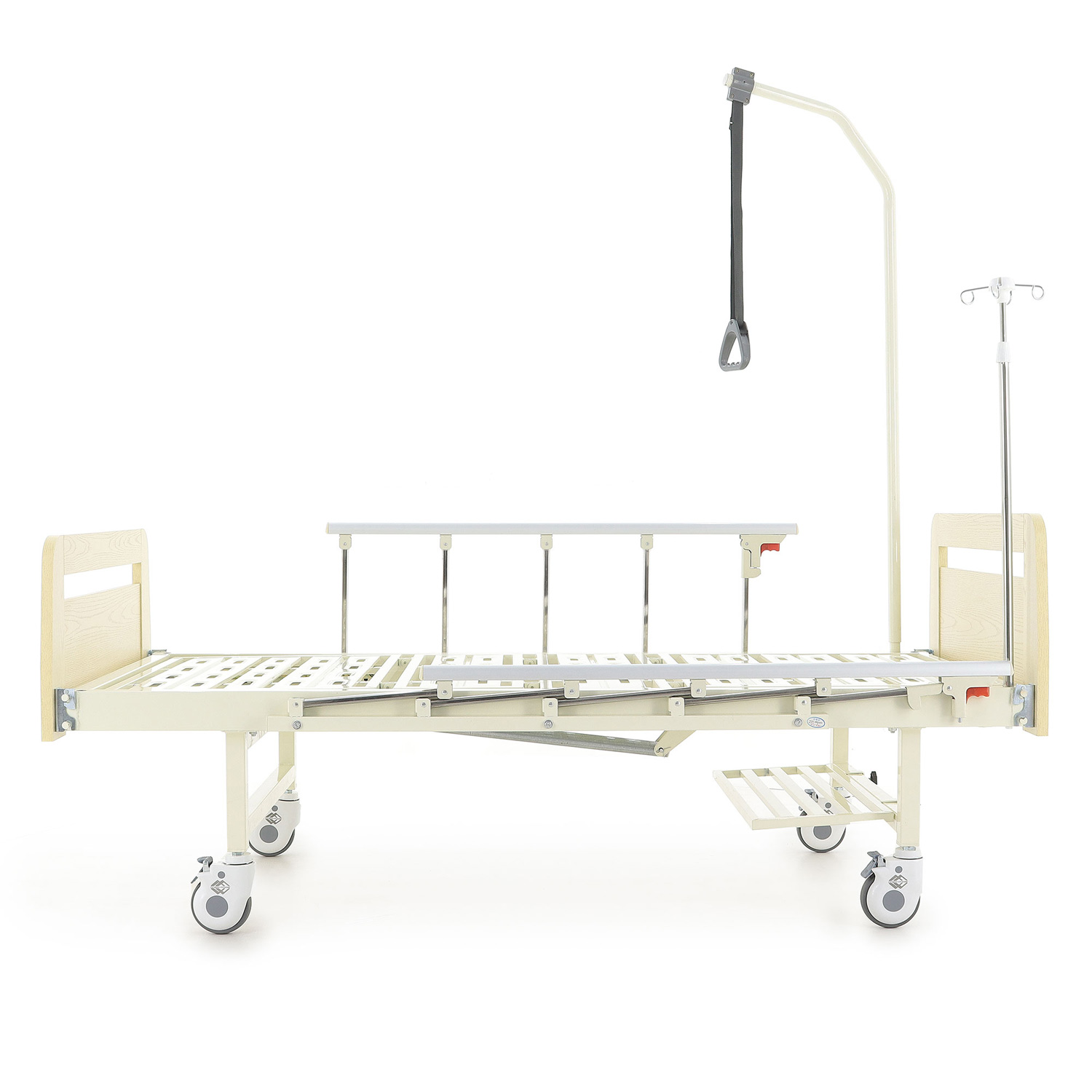 Кровать механическая MED-MOS E-8 4-секционная с полкой и столиком, до 250кг - 5