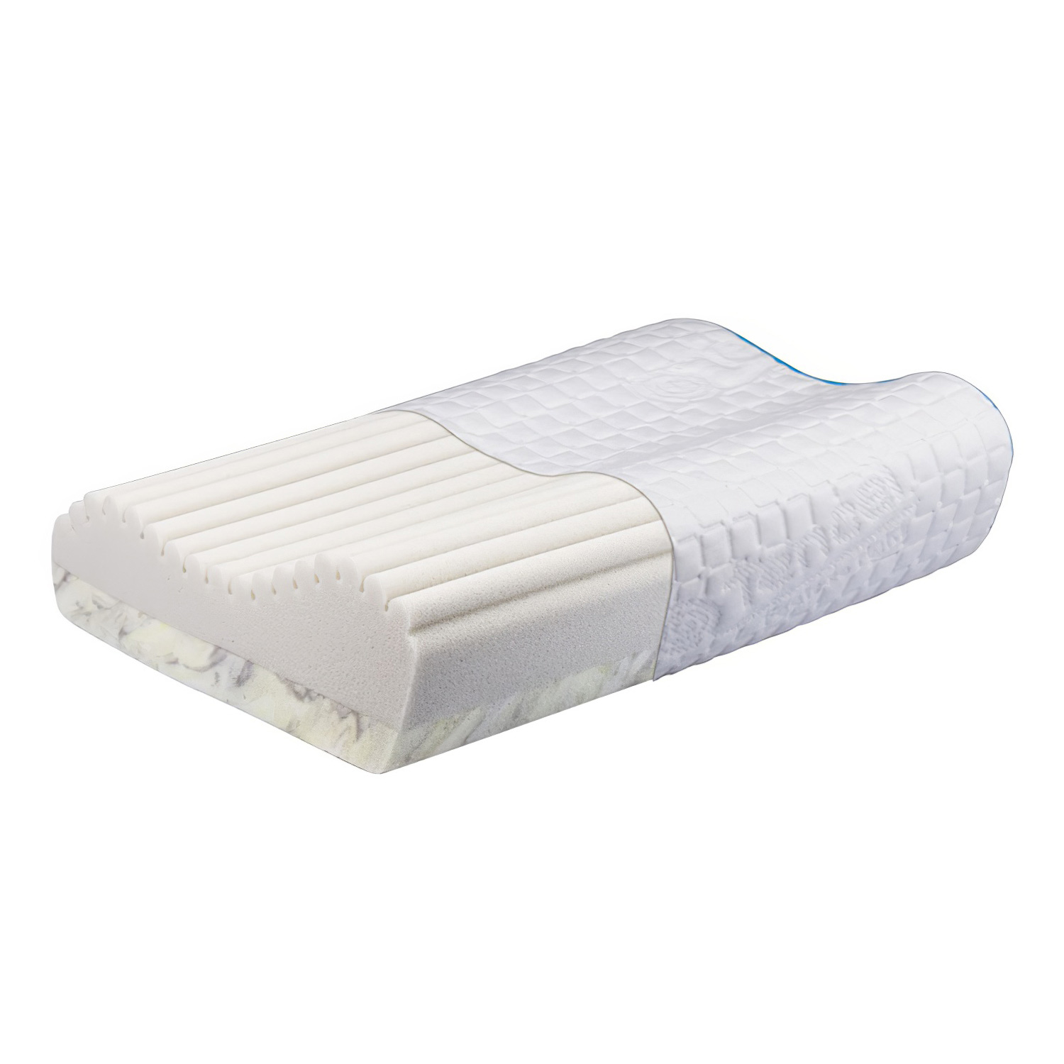 Подушка ортопедическая ТРИВЕС Evolution Т.920М (ТОП-920) DUO M двухслойная (50x33x11/9 см)