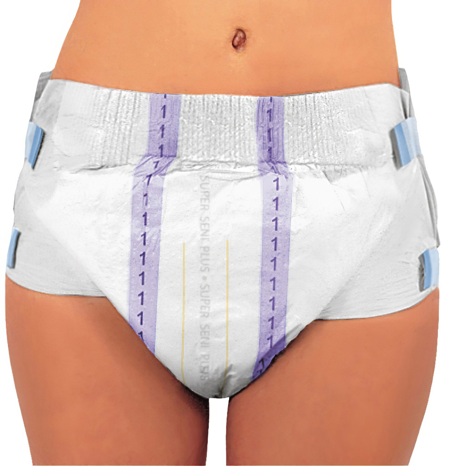 Подгузники для взрослых SENI Super plus Large (L) 10 штук, 7 капель - 4