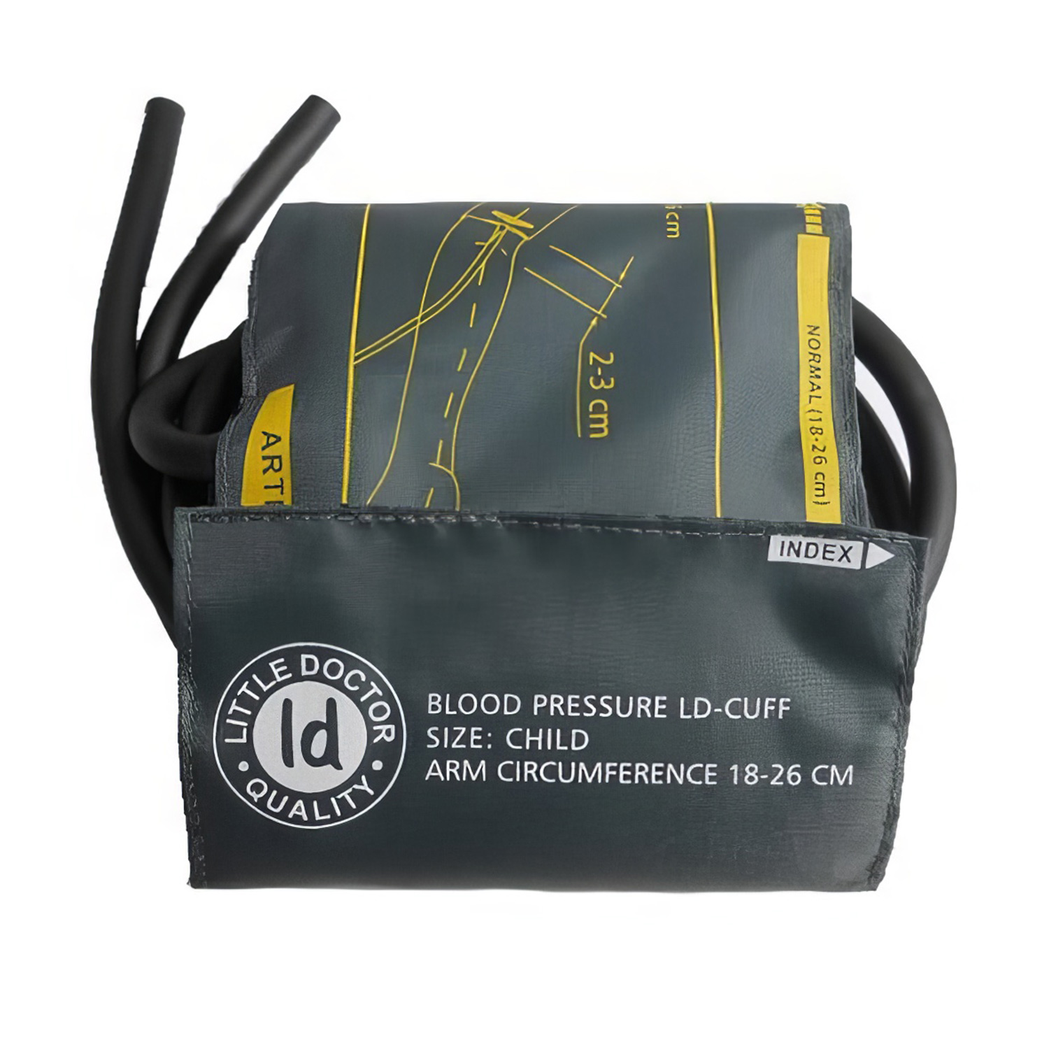 Манжета LD Cuff N2C 18-26 см с двумя трубками для механического тонометра - 3