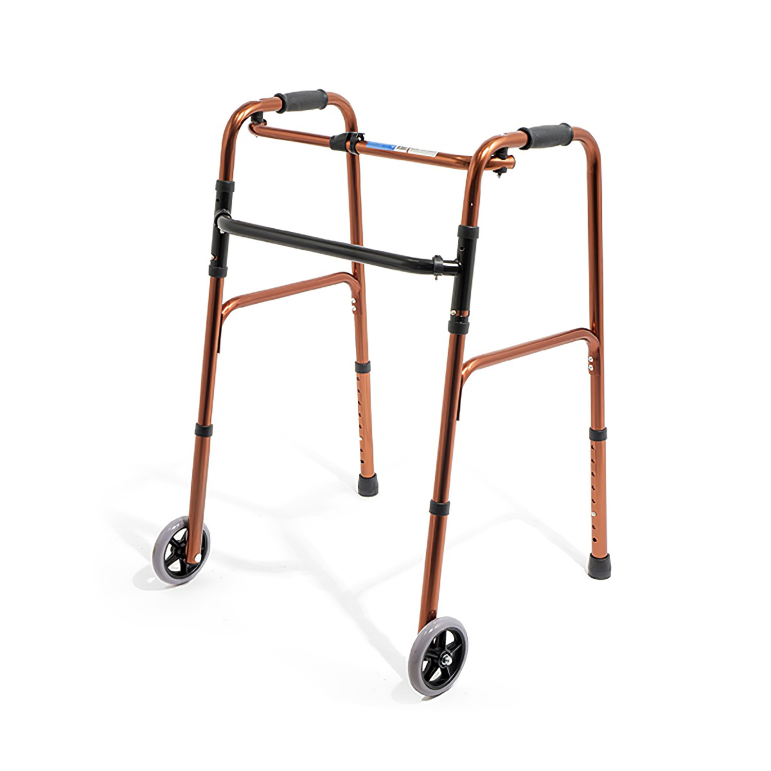 Ходунки BARRY R Wheel  складные на 2-х колесах, до 100кг бронза - 3
