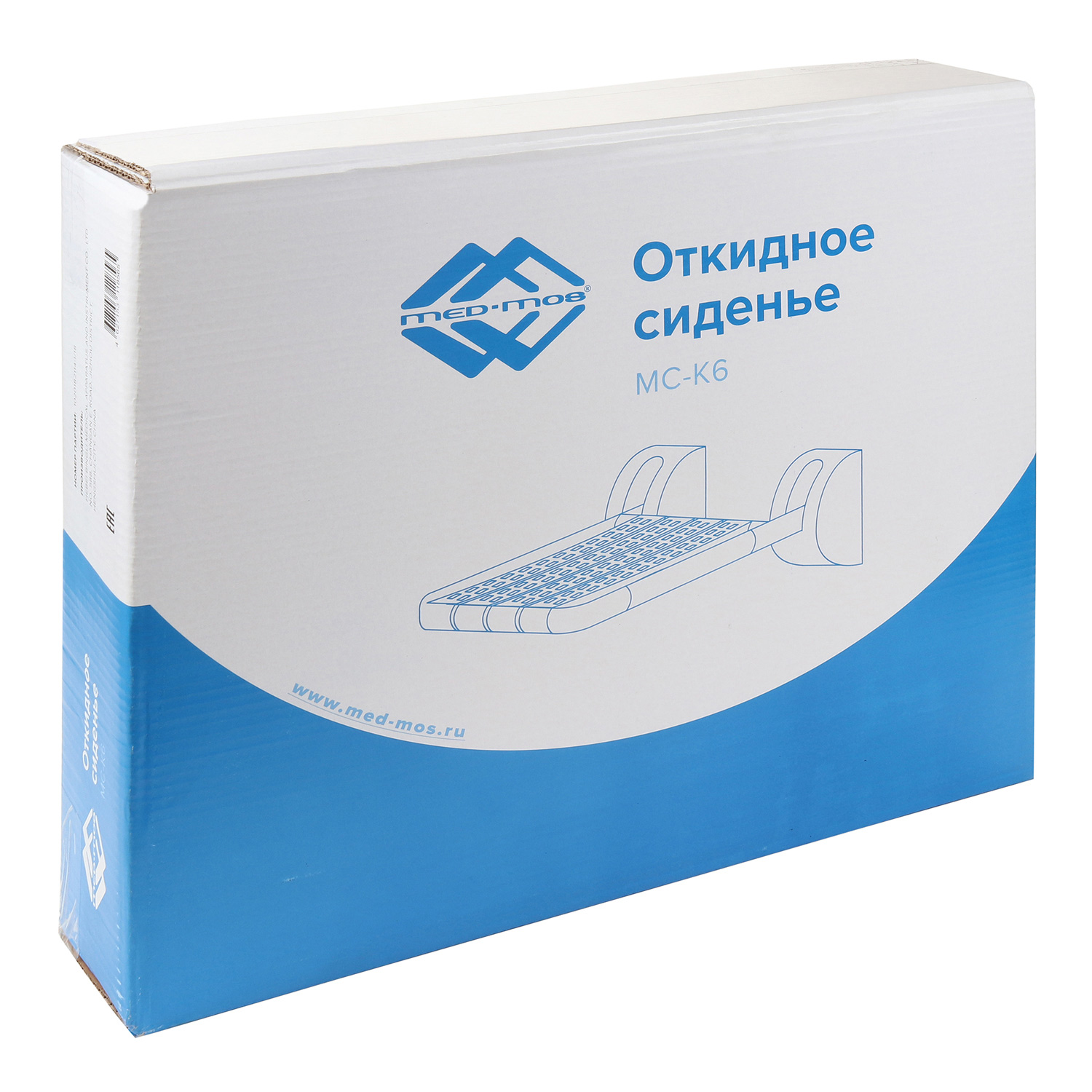 Сиденье откидное MED-MOS МС-К6 для пожилых людей и инвалидов, до 200кг - 6