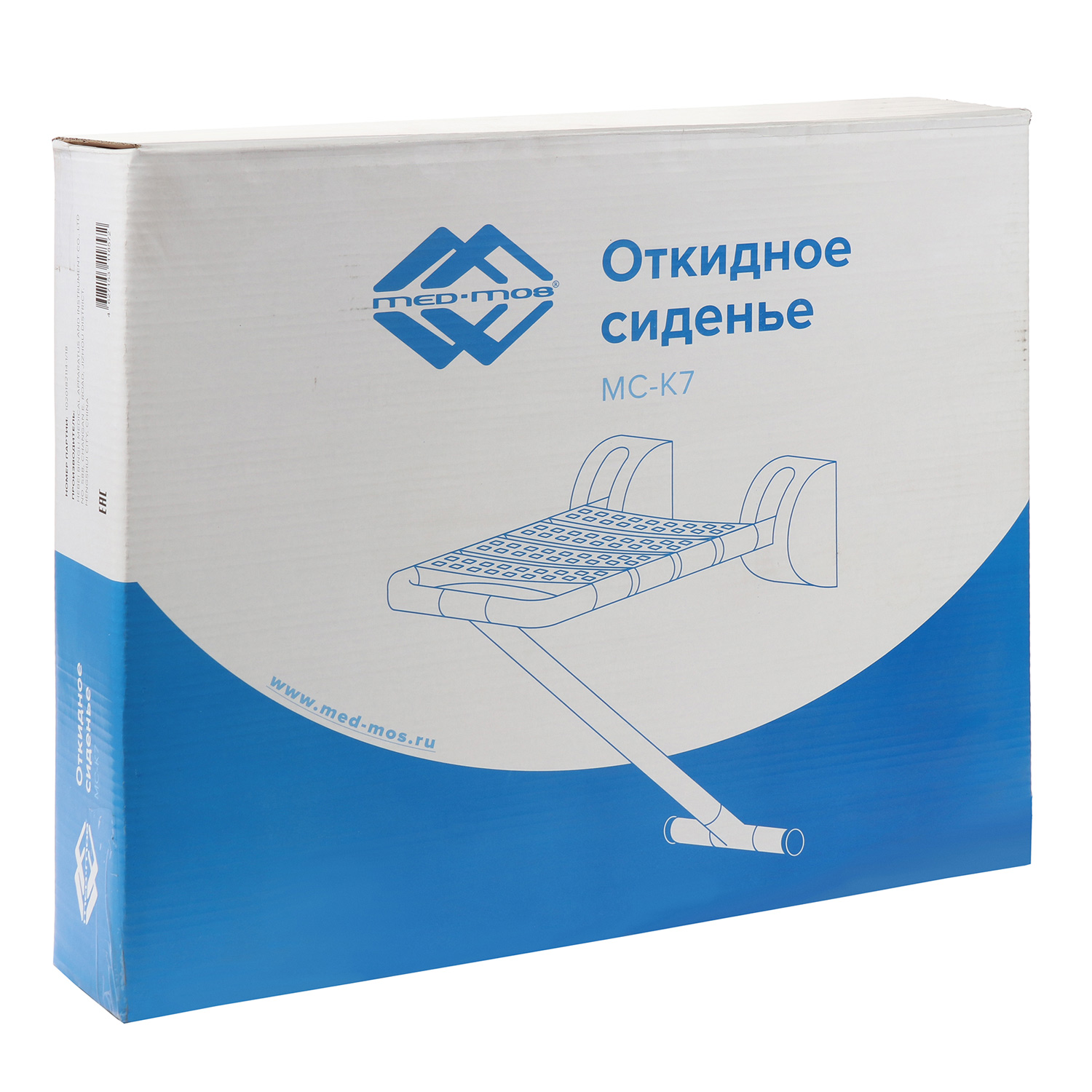 Сиденье откидное MED-MOS МС-К7 для пожилых людей и инвалидов, до 200кг - 5