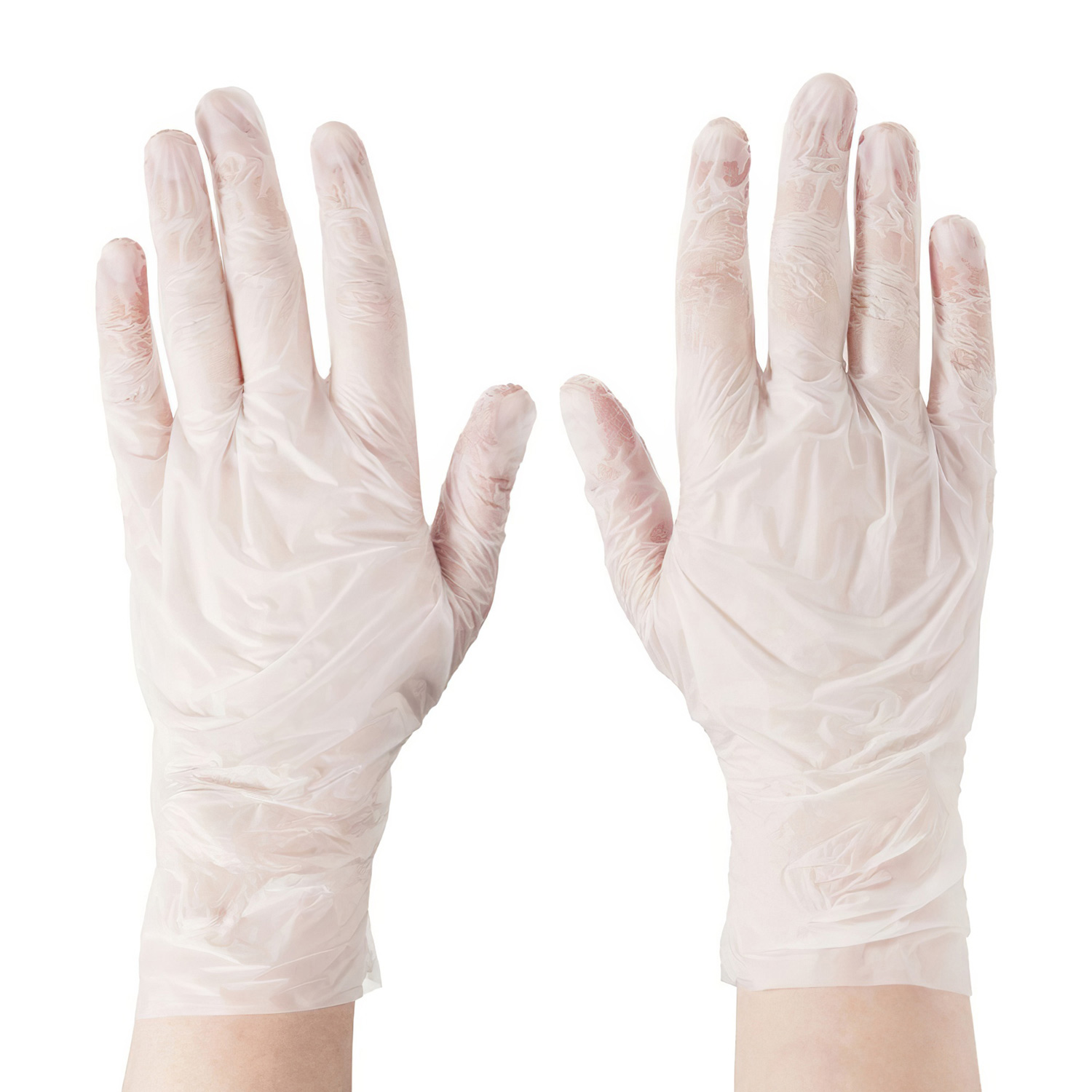 Перчатки медицинские ELEGREEN Vinyltep M одноразовые виниловые прозрачные, 50 пар - 1