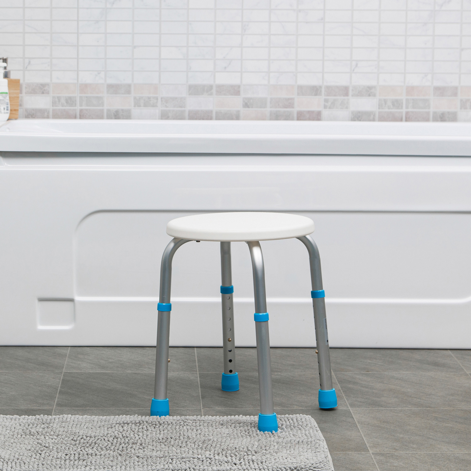 Табурет для ванной ORTONICA LUX 505 для пожилых людей и инвалидов, до 100кг - 9