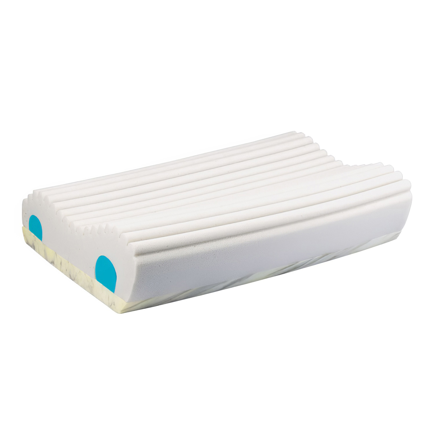 Подушка ортопедическая ТРИВЕС Evolution Rest Т.950М (ТОП-950) REST (mid) L с упругими вставками (56x37x13/11 см) - 7