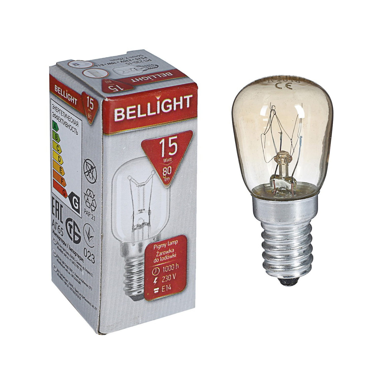 Лампочка Bellight 15Вт, Е14 для солевых ламп