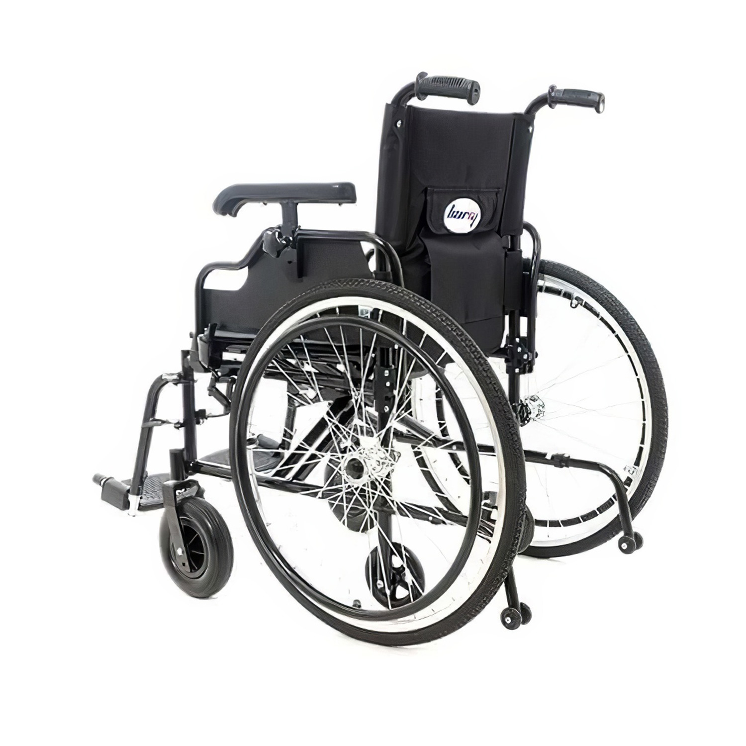 Кресло-коляска инвалидная BARRY A8 T, складная до 115кг - 2