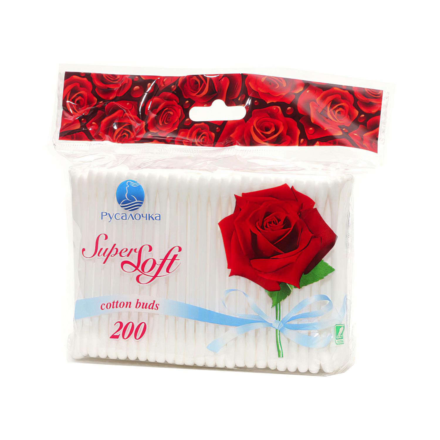 Ватные палочки Русалочка Super Soft 100шт - 1