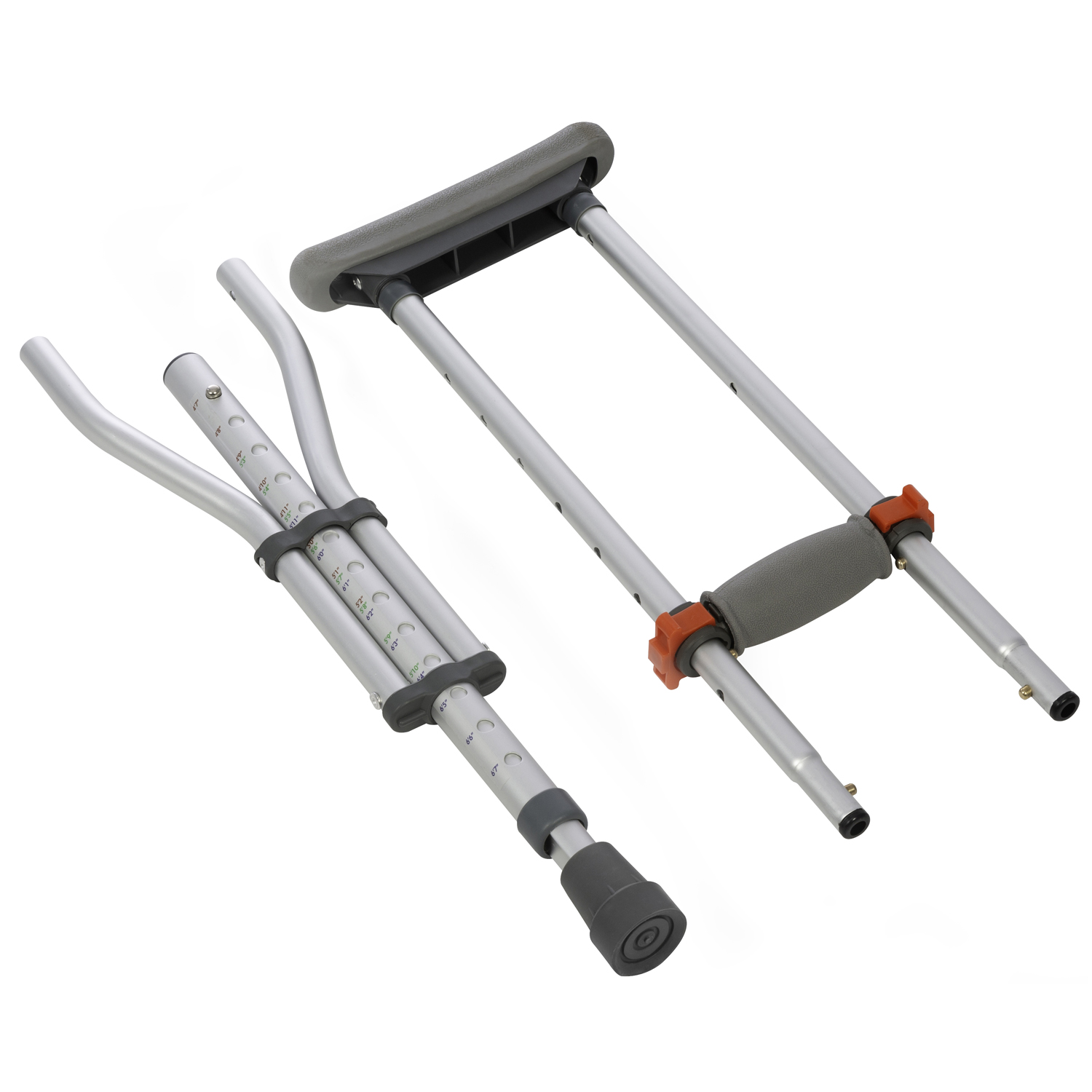Подмышечные костыли ORTONICA KR 401 алюминевые без УПС, до 110кг - 1