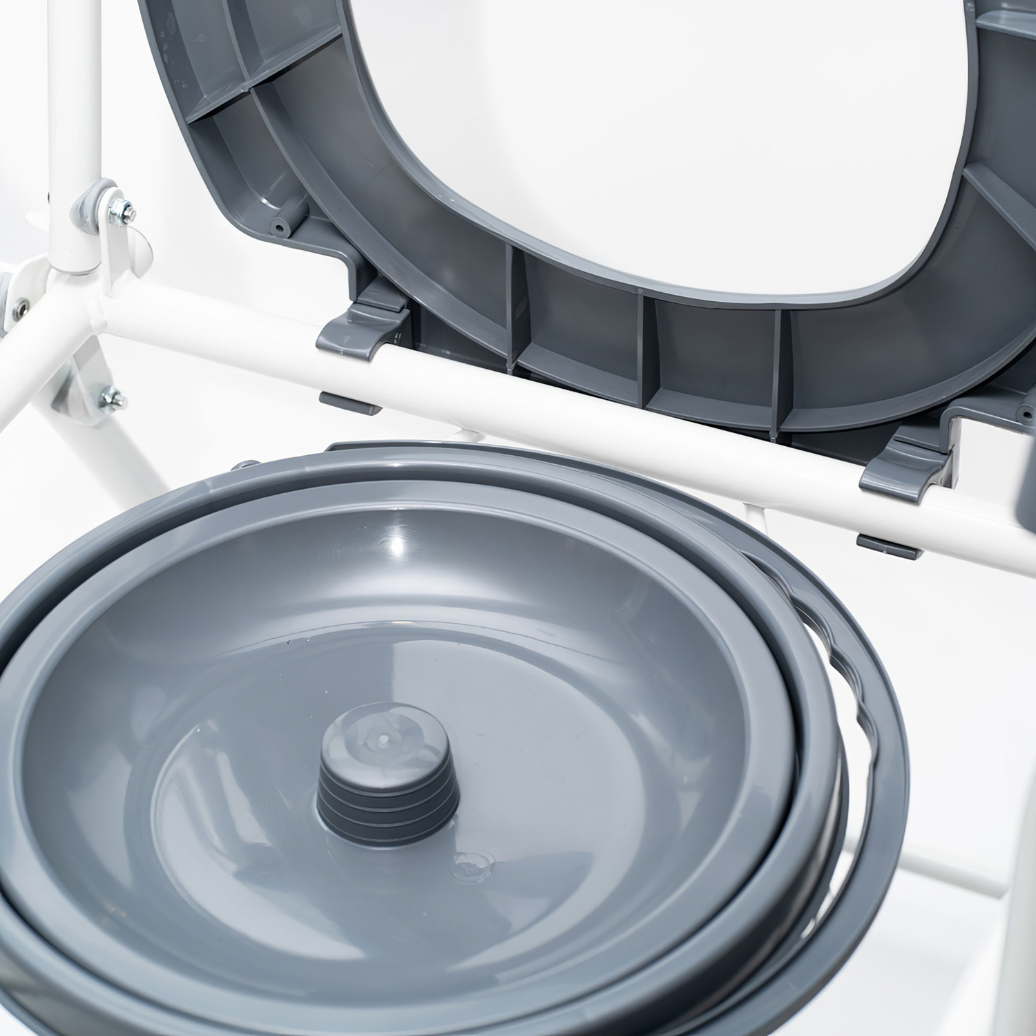 Кресло-туалет BARRY WC600 с поручнями, до 100 кг белый - 8