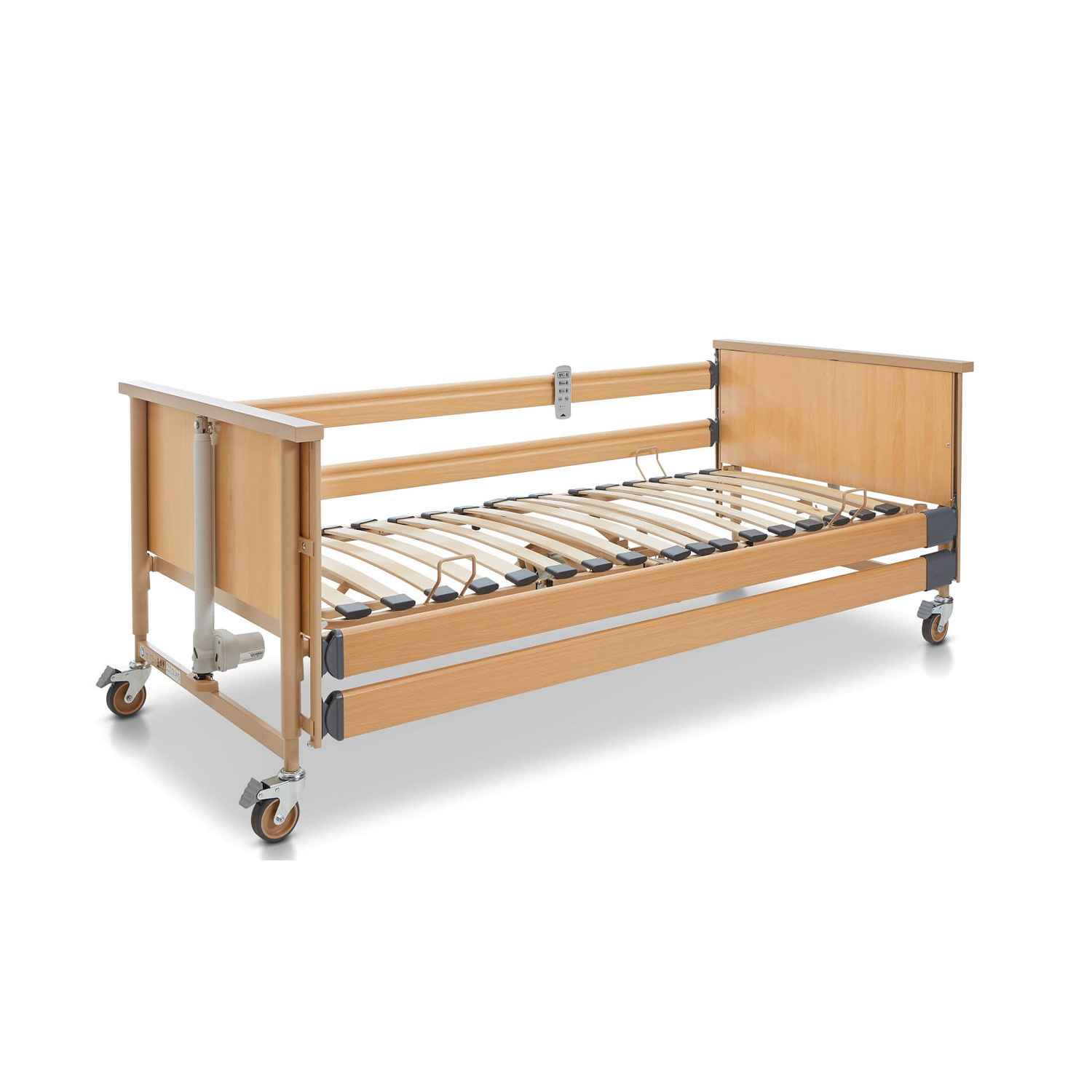 Кровать электрическая Burmeier Dali Standard 4-х секционная с беспроводным пультом до 185 кг