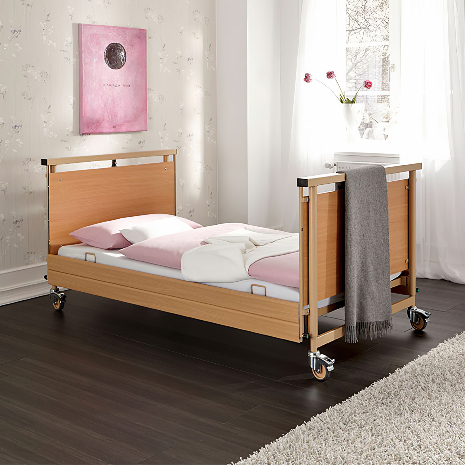 Кровать электрическая Burmeier Aliura II 120 4-х секционная до 250 кг - 6