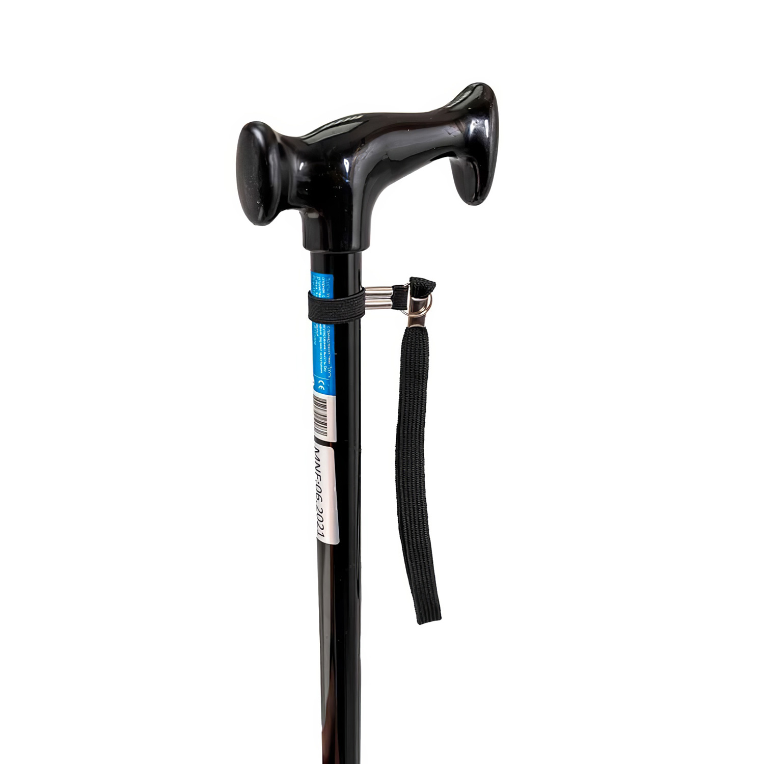 Трость опорная BARRY C Hook BL алюминевая без УПС, до 100 кг черный - 3