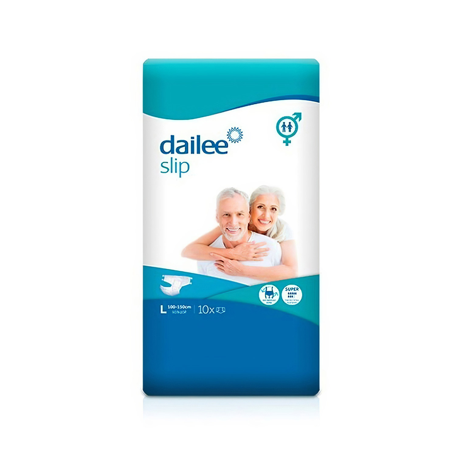 Подгузники для взрослых Dailee Super Medium (M) 30 штук, 8 капель - 2