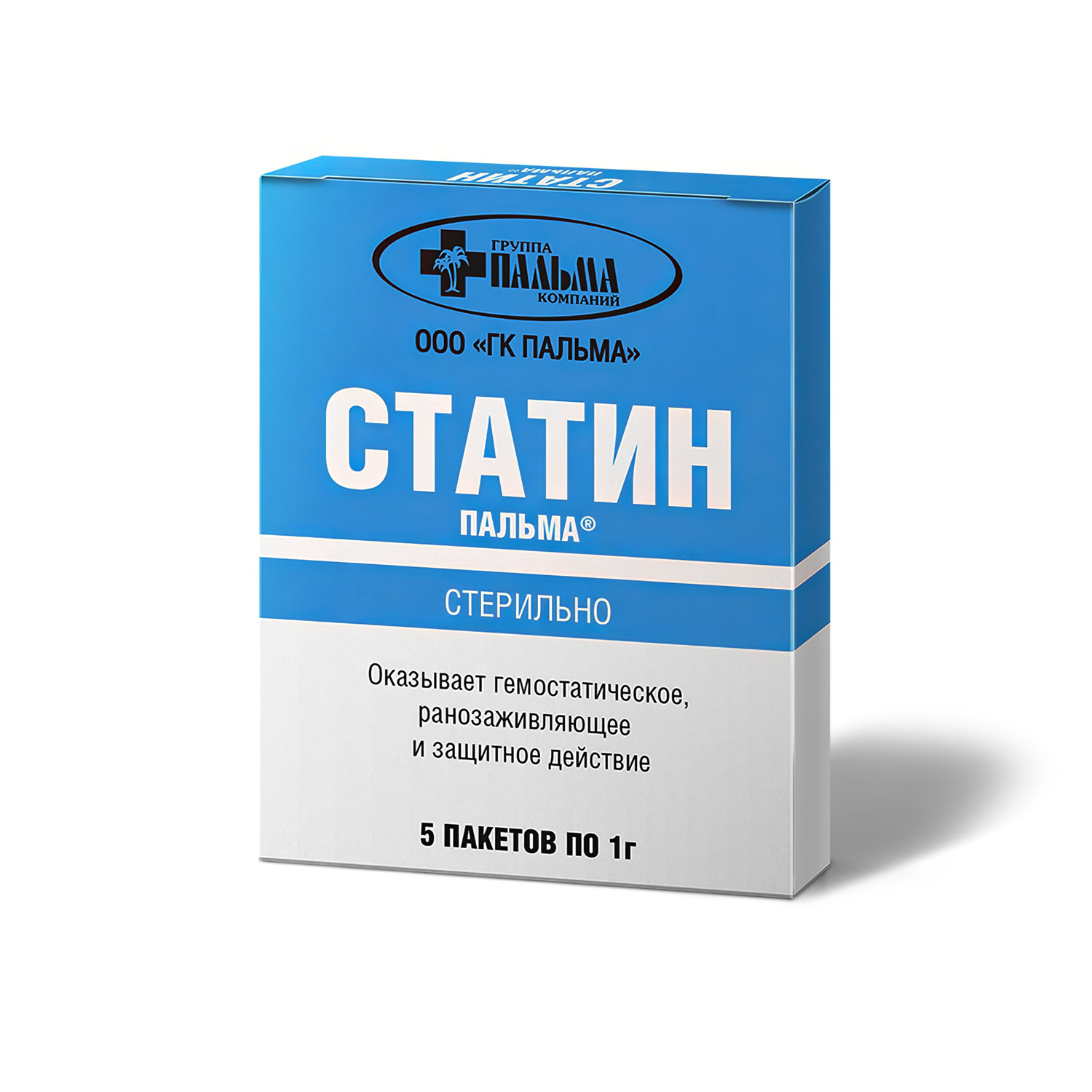 Средство перевязочное Статин №5 (5 пакетов по 1 гр)