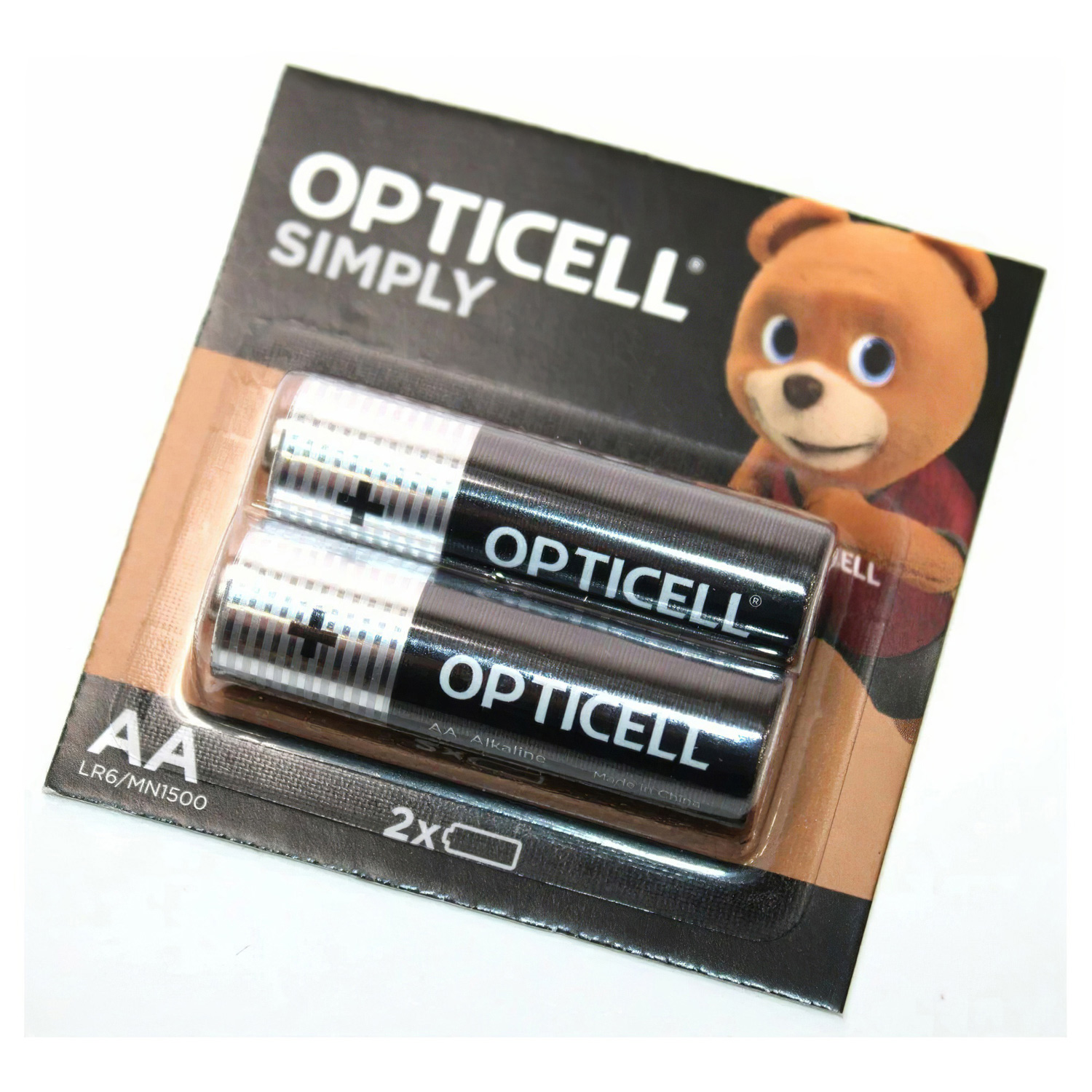 Пальчиковые батарейки для тонометров LR6 Opticell 2шт - 2