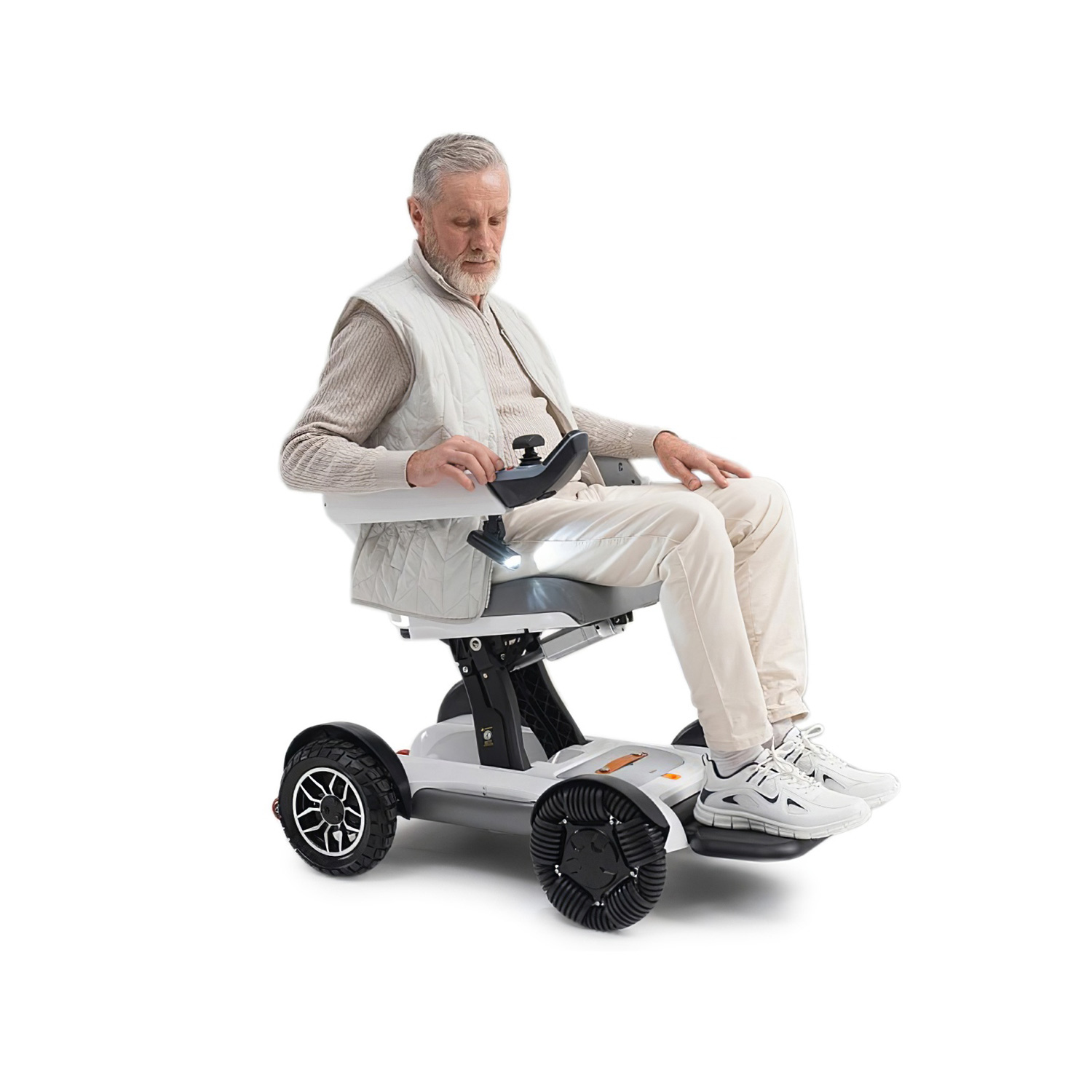 Кресло-коляска инвалидная ORTONICA Pulse 750 с электроприводом до 120кг серая - 9