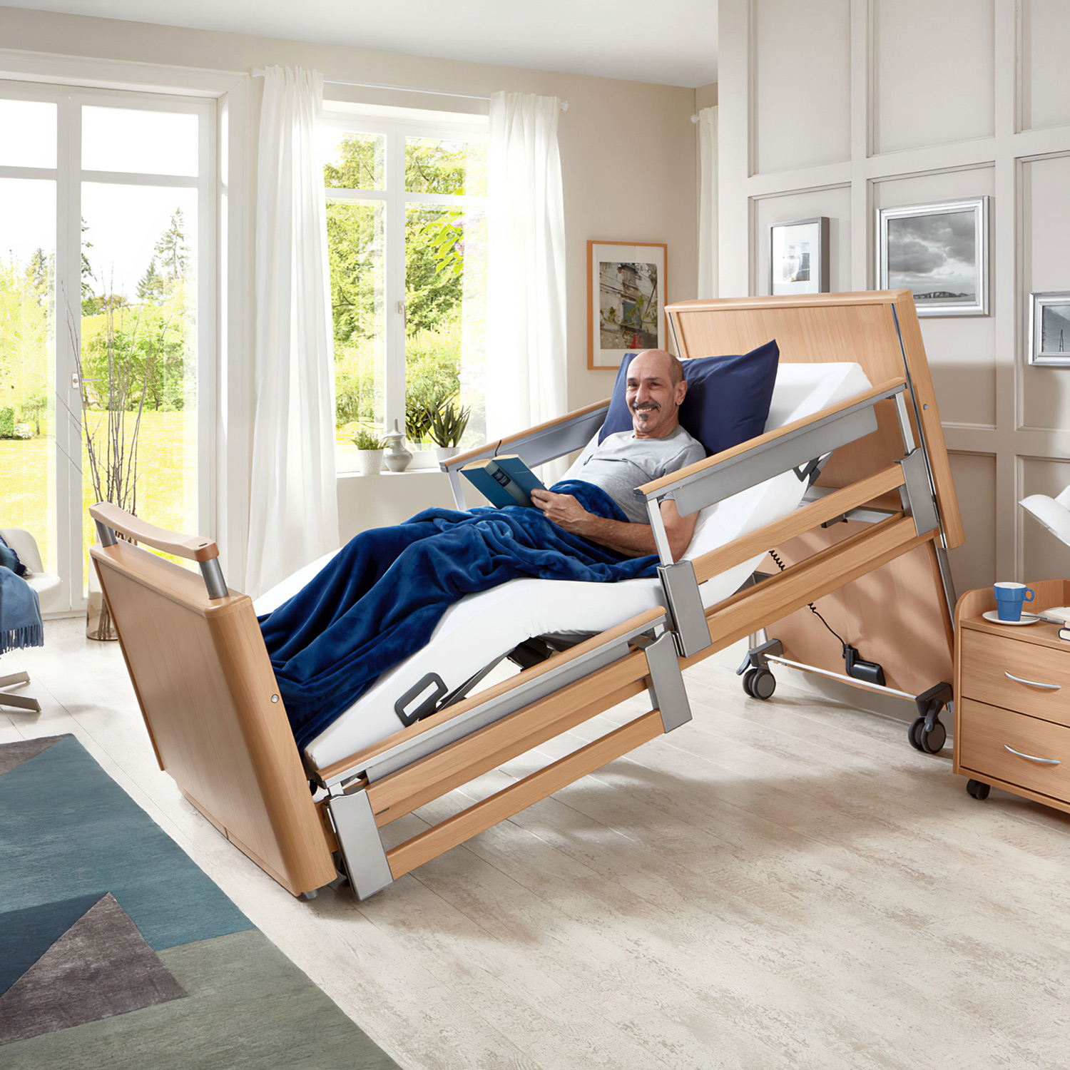 Кровать электрическая Burmeier Inovia до 225 кг - 6
