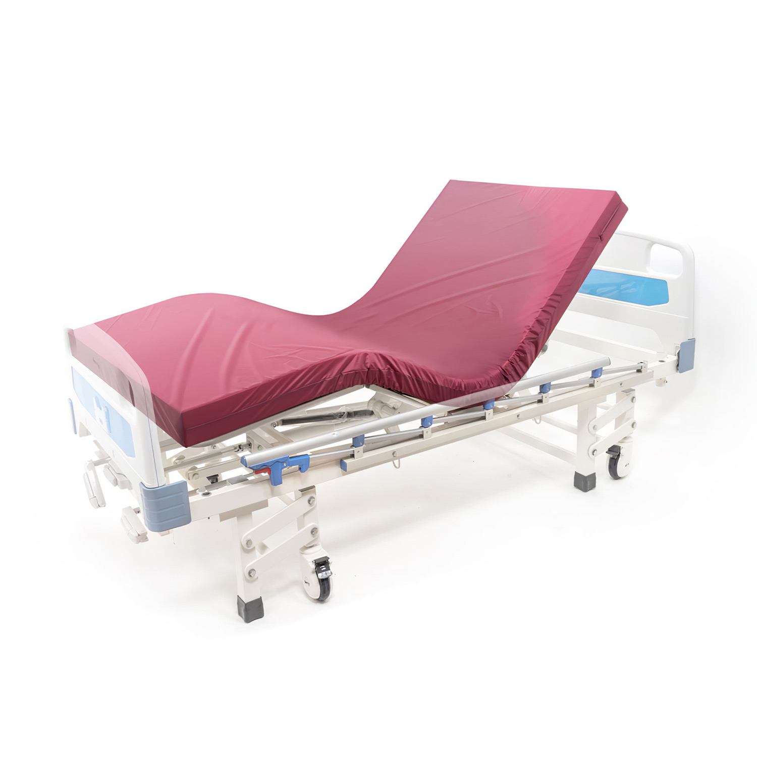 Медицинский матрас SGMedical НПВ 1241 90x200 непромокаемый бордовый - 6