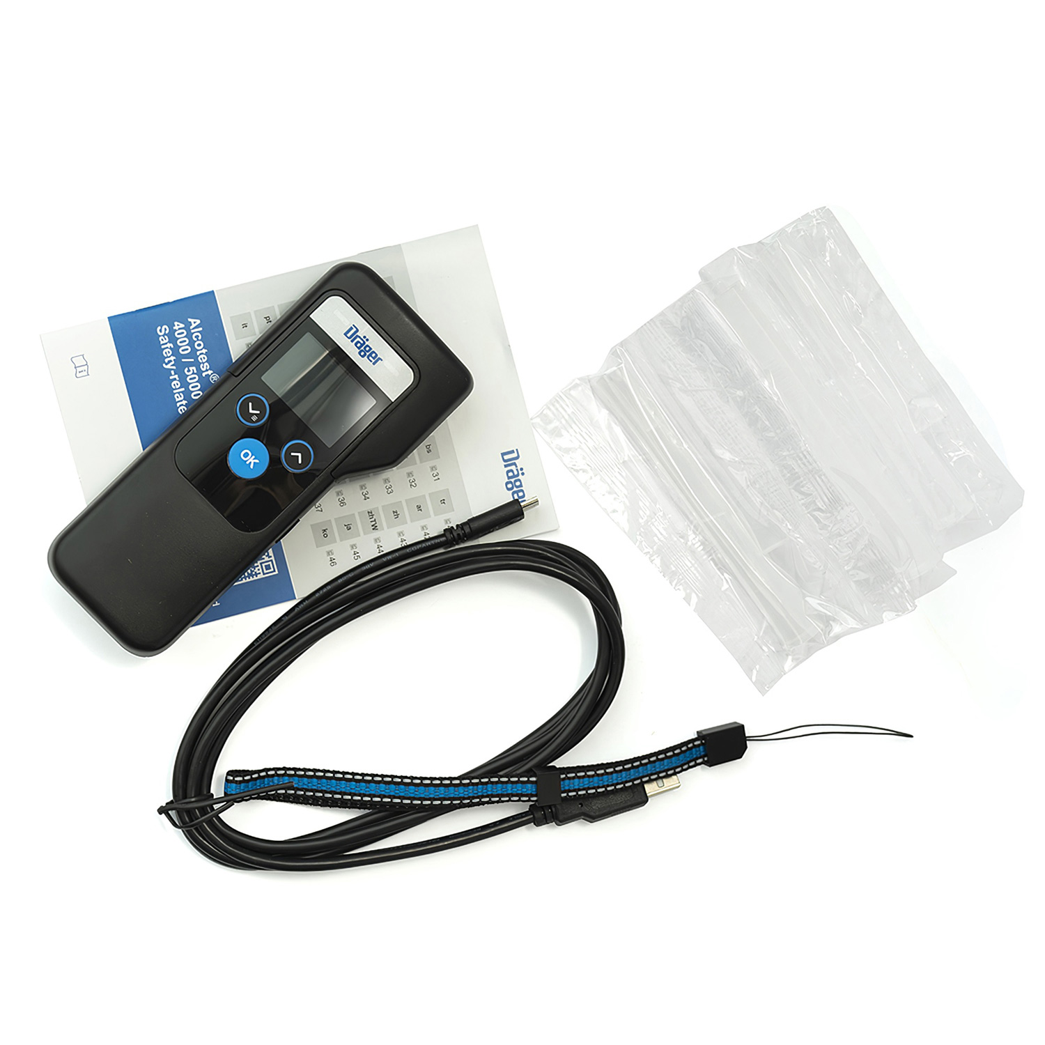 Алкотестер Drager Alcotest 6000 с поверкой и кабелем - 4