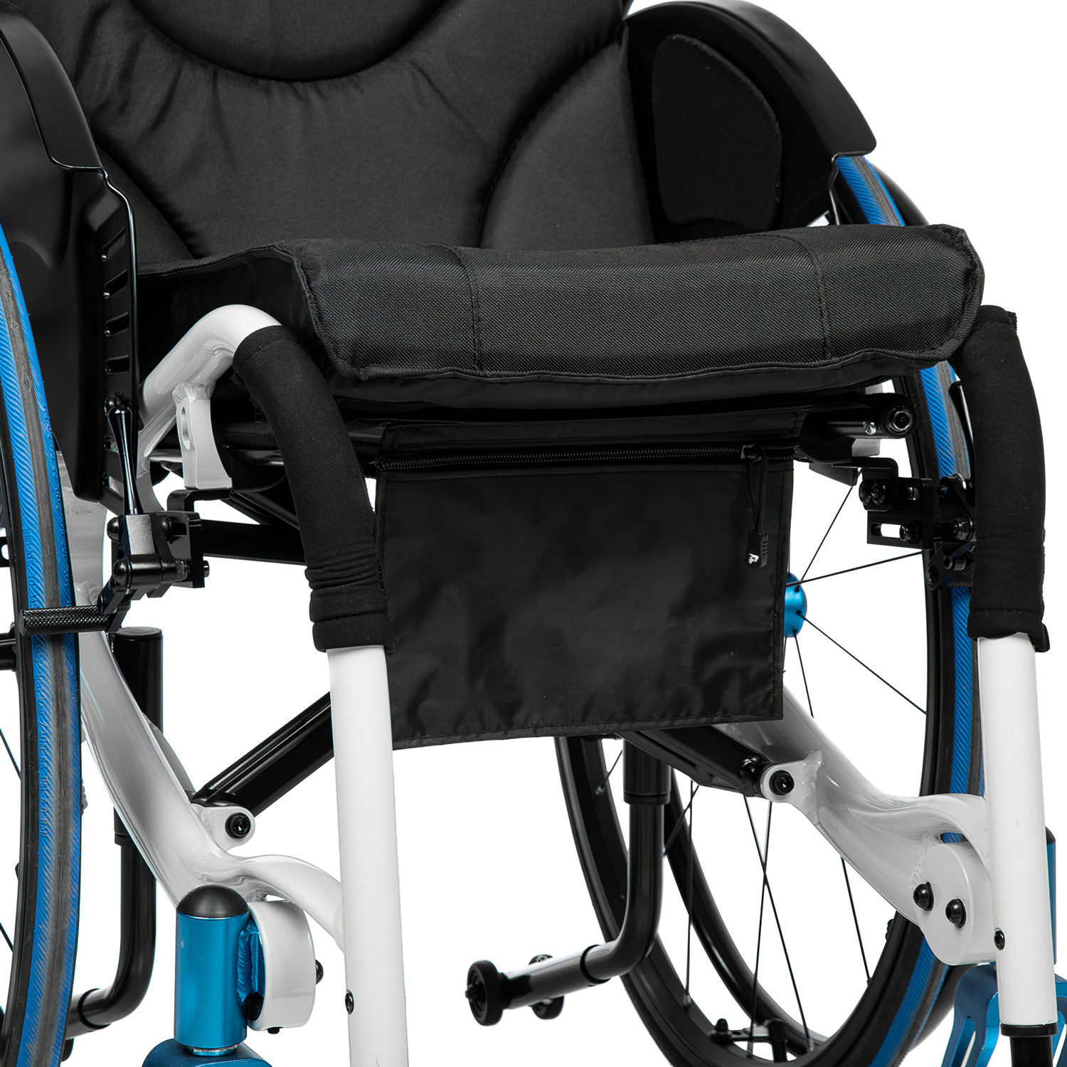 Кресло-коляска инвалидная Ortonica Active Life 4000 складная до 130кг (немецкиие шины,ширина сиденья 43см) - 11