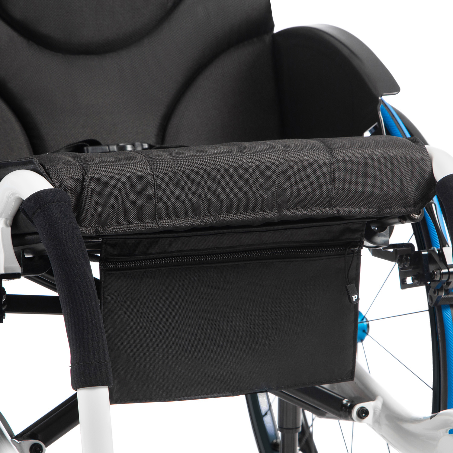 Кресло-коляска инвалидная Ortonica Active Life 4000 складная до 130кг (немецкиие шины,ширина сиденья 43см) - 16