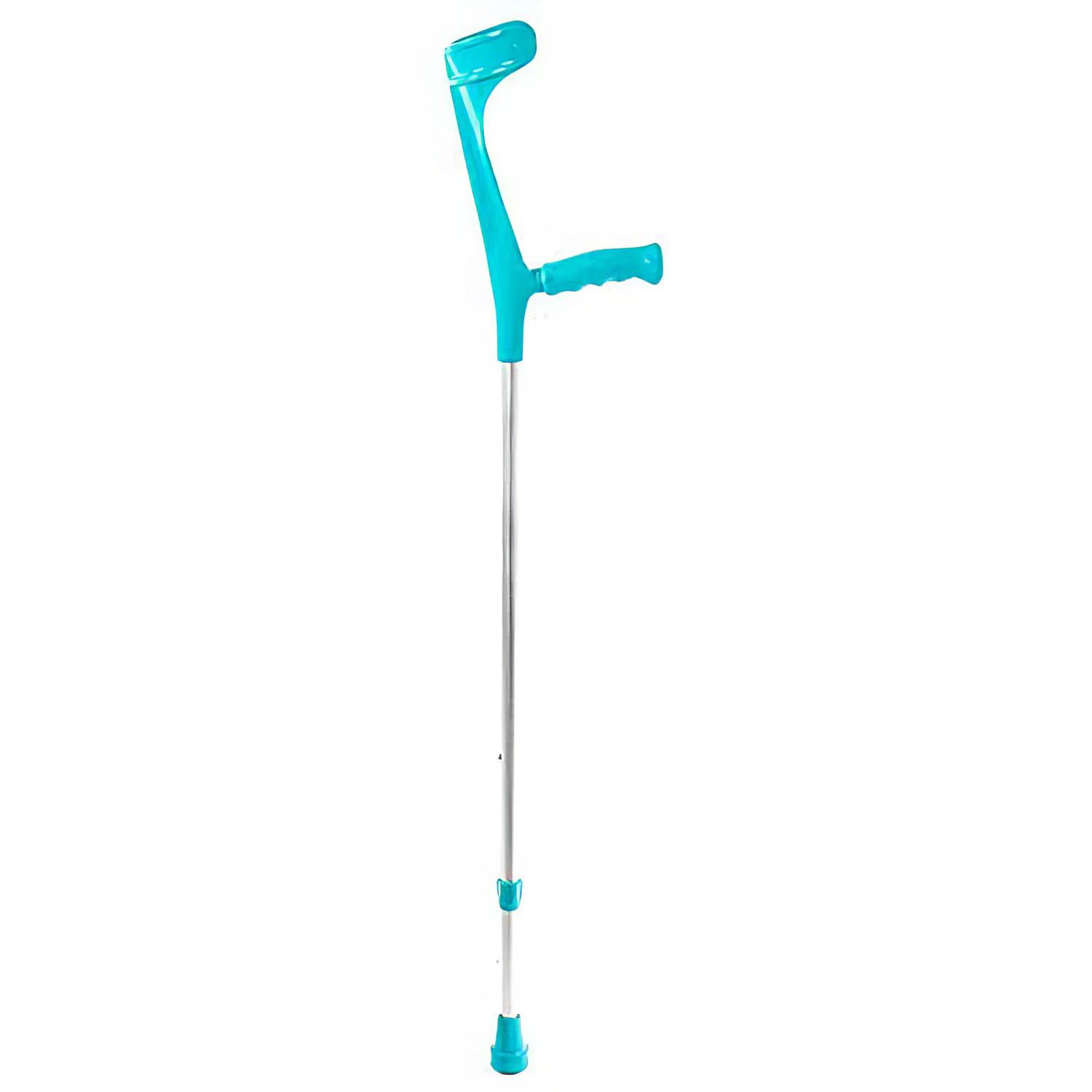 Локтевой костыль 222KL-Standart Ergo-Softgrip алюминиевый без УПС, до 140 кг зеленый - 1