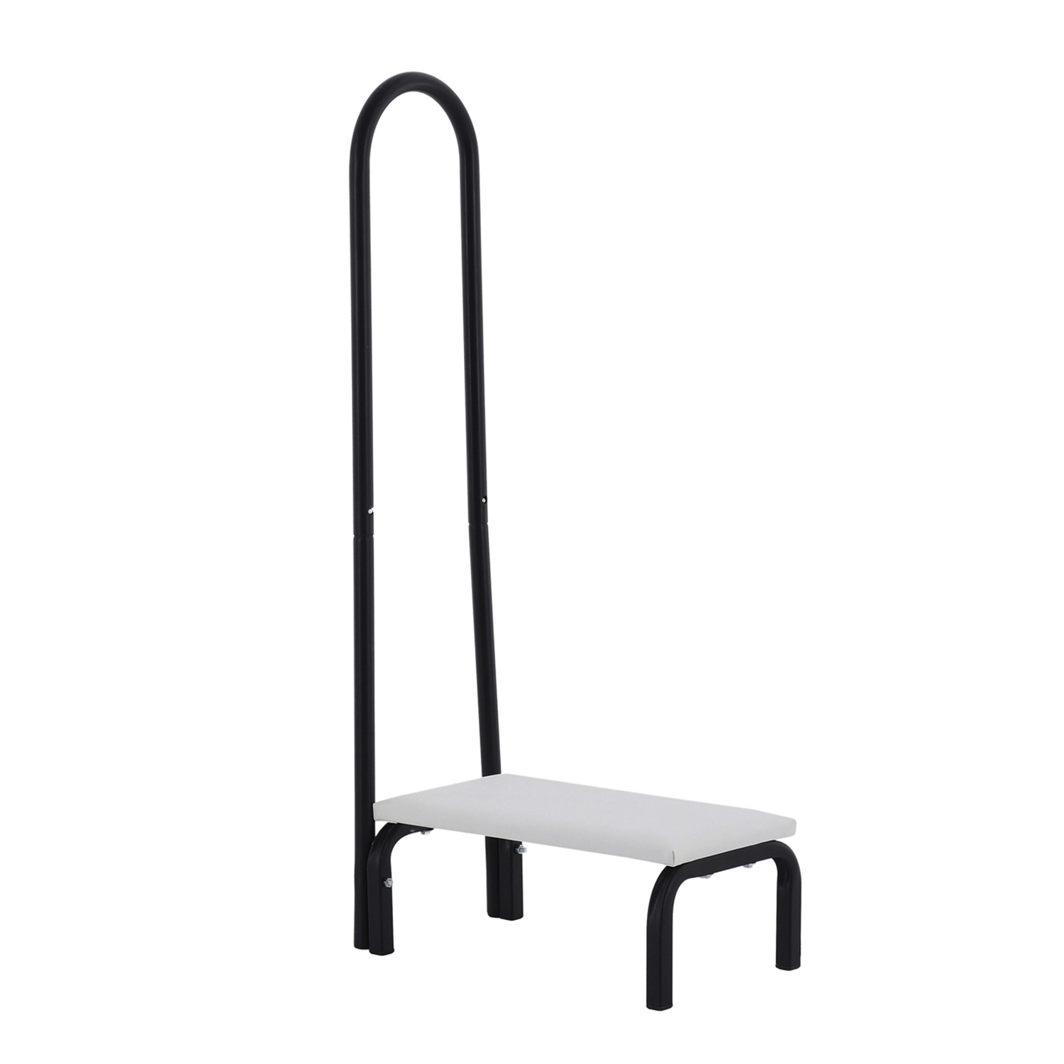 Ступени для ванной с поручнем BELBERG CT-2 Black Edition  для пожилых людей и инвалидов, до 120кг