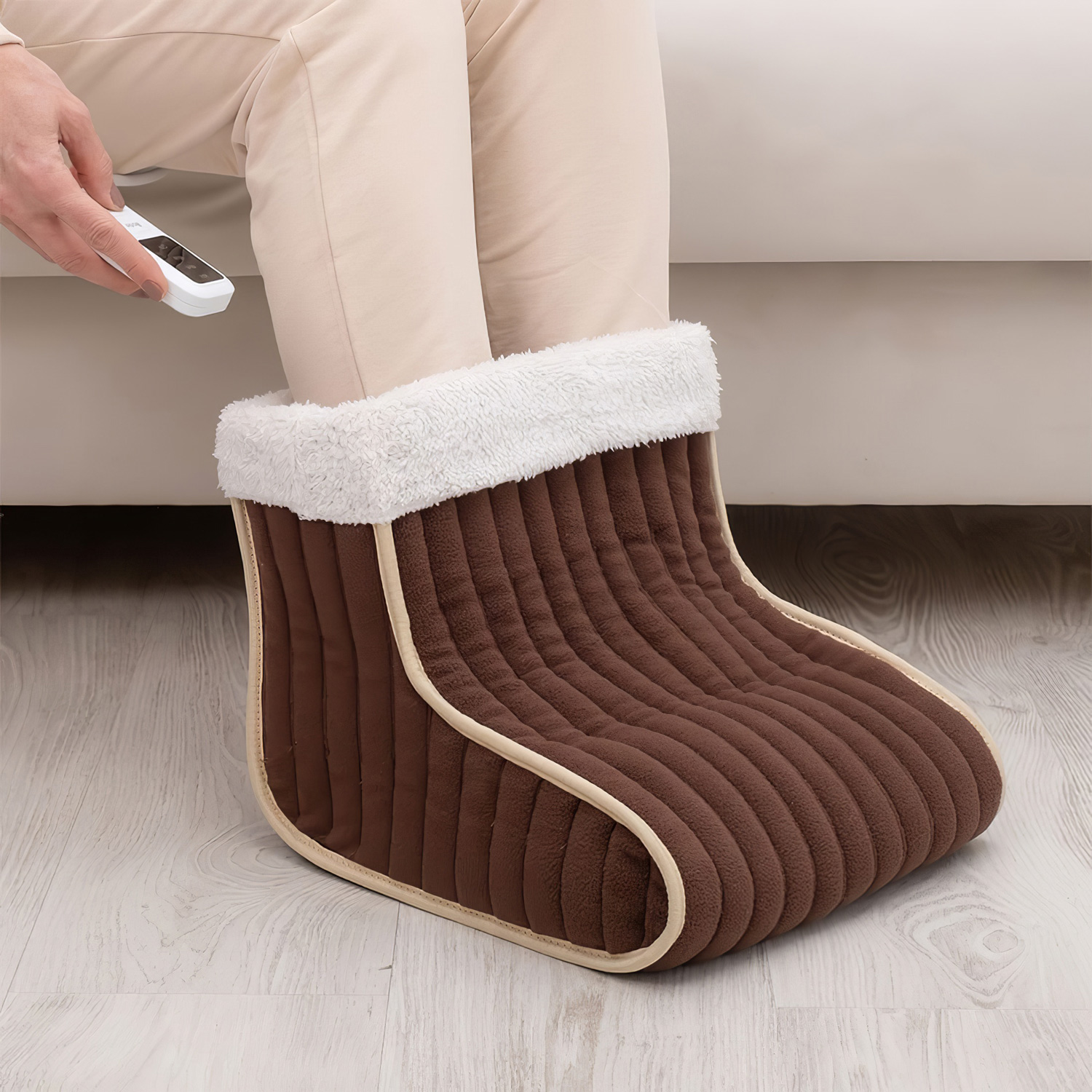 Электрогрелка для ног Slippers S288 Электросапог 30*30*20см инфракрасная  - 1