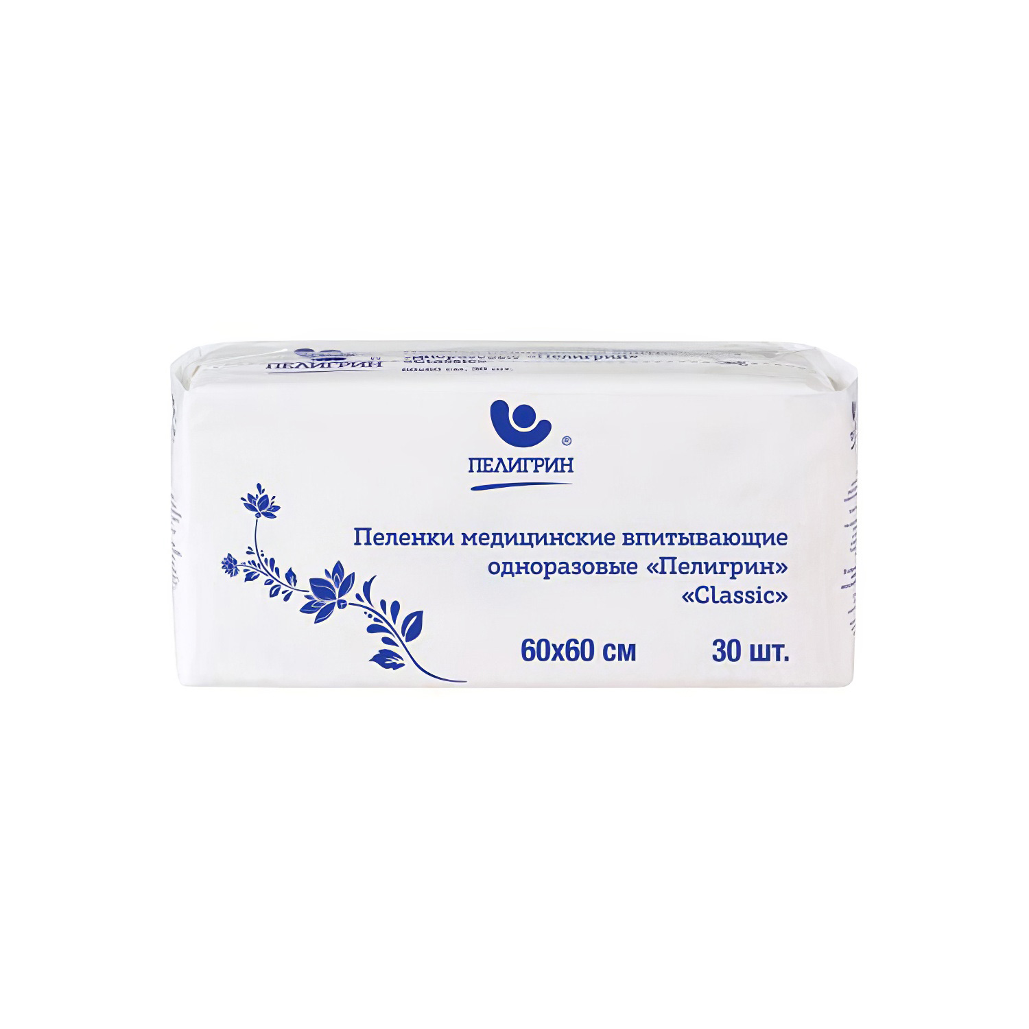 Пеленки впитывающие INEKTA Classic 60*60 см одноразовые нестерильные, 30шт