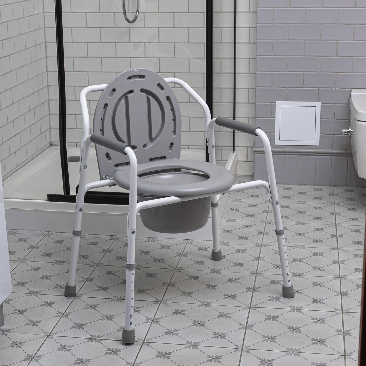 Кресло-туалет ORTONICA TU 1 18 с ручкой до 130кг - 12