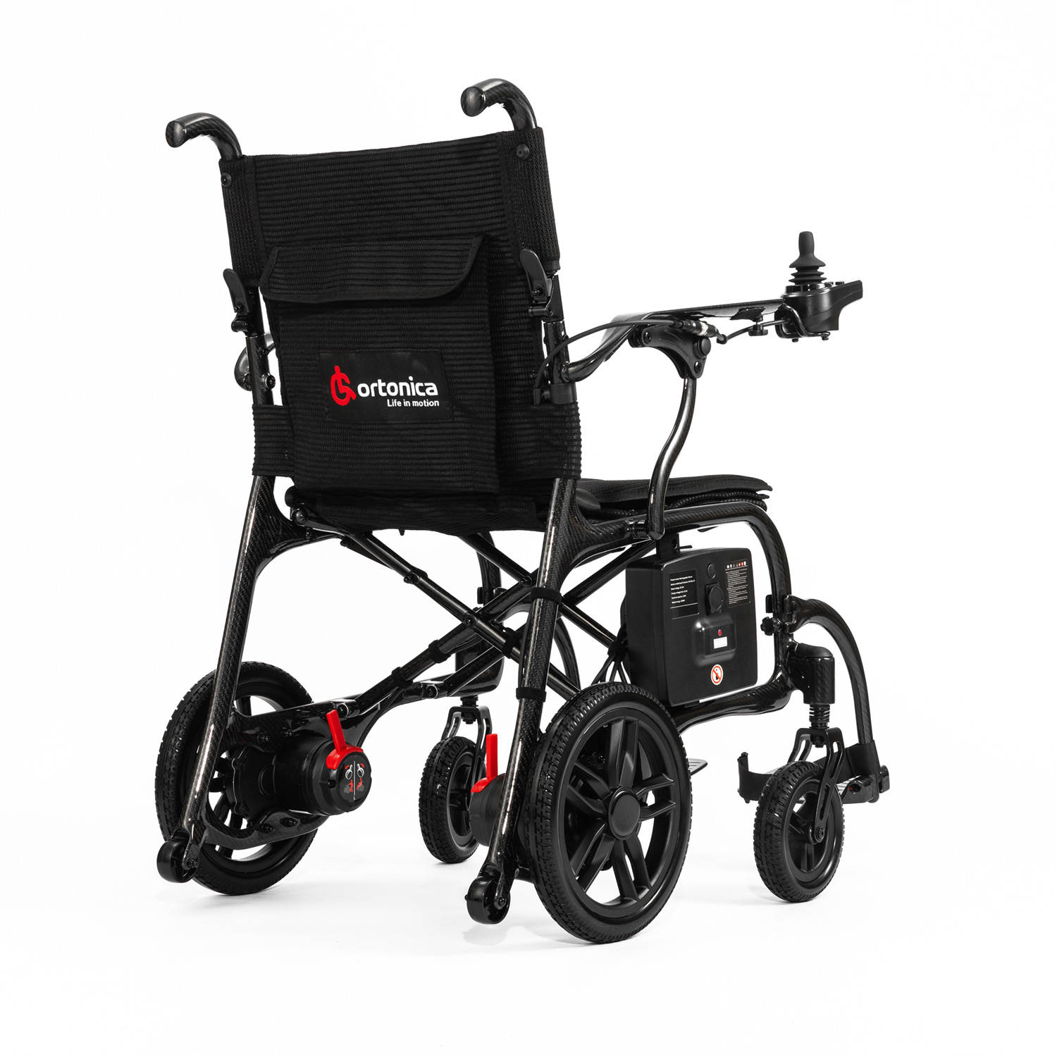 Кресло-коляска инвалидная Ortonica Pulse 660 Carbone с электроприводом, до 136кг  - 3