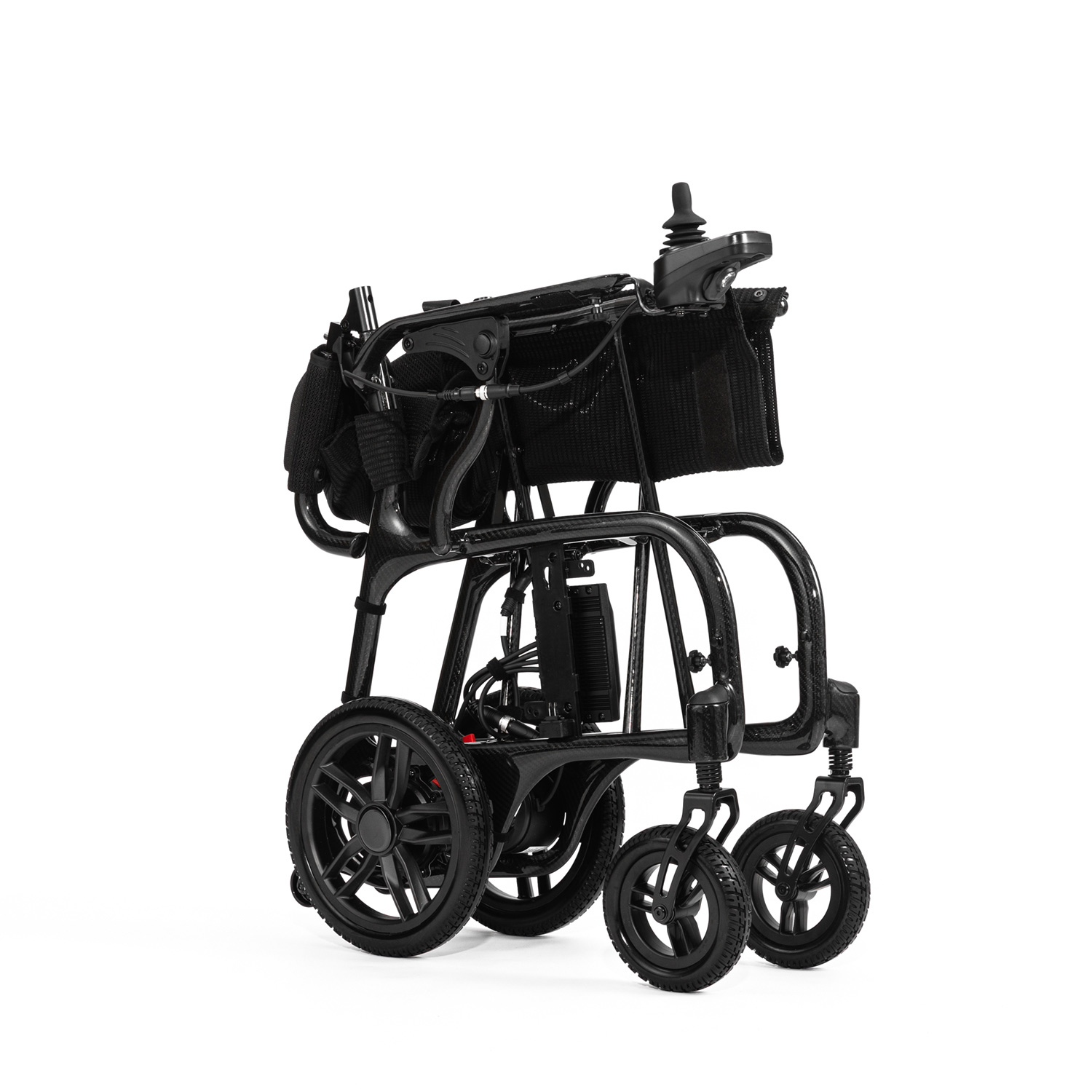 Кресло-коляска инвалидная Ortonica Pulse 660 Carbone с электроприводом, до 136кг  - 6