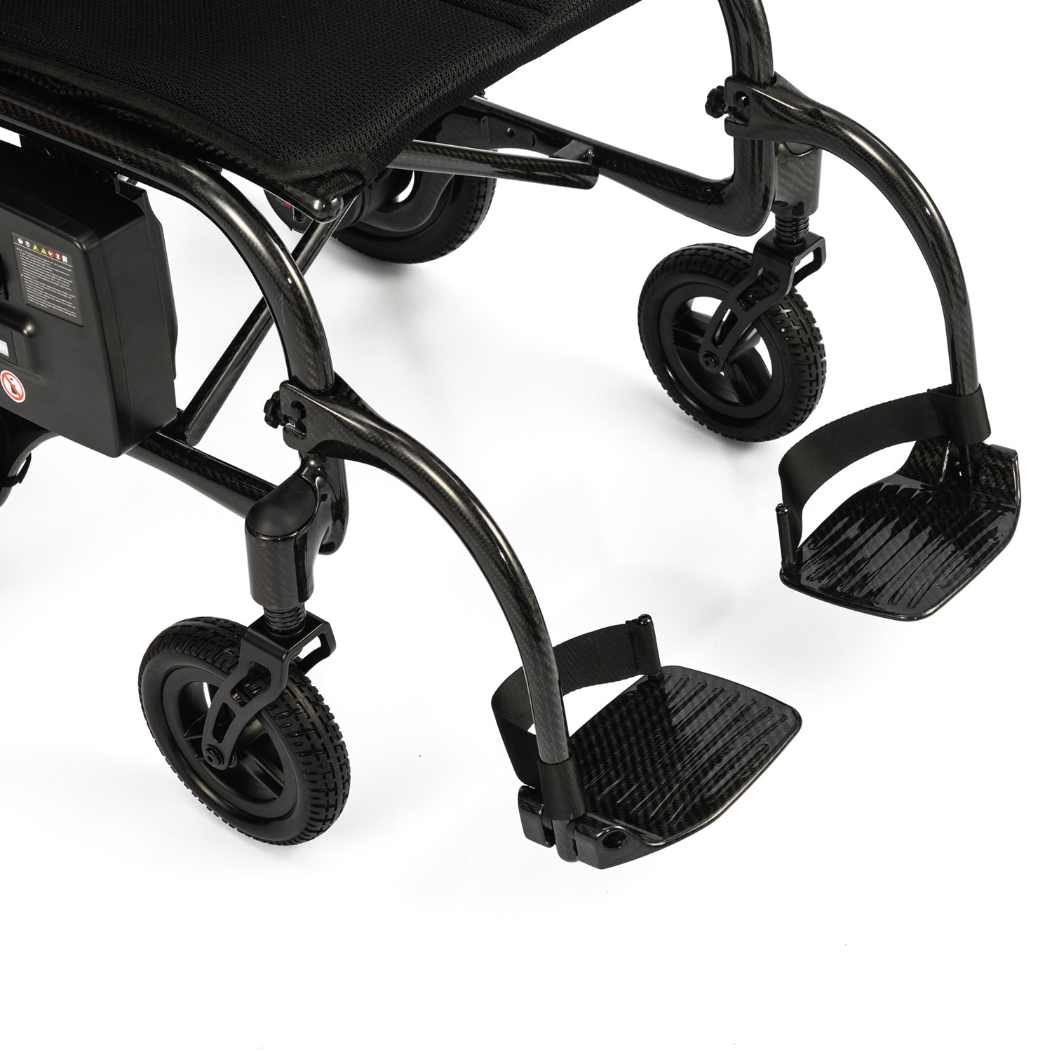 Кресло-коляска инвалидная Ortonica Pulse 660 Carbone с электроприводом, до 136кг  - 9