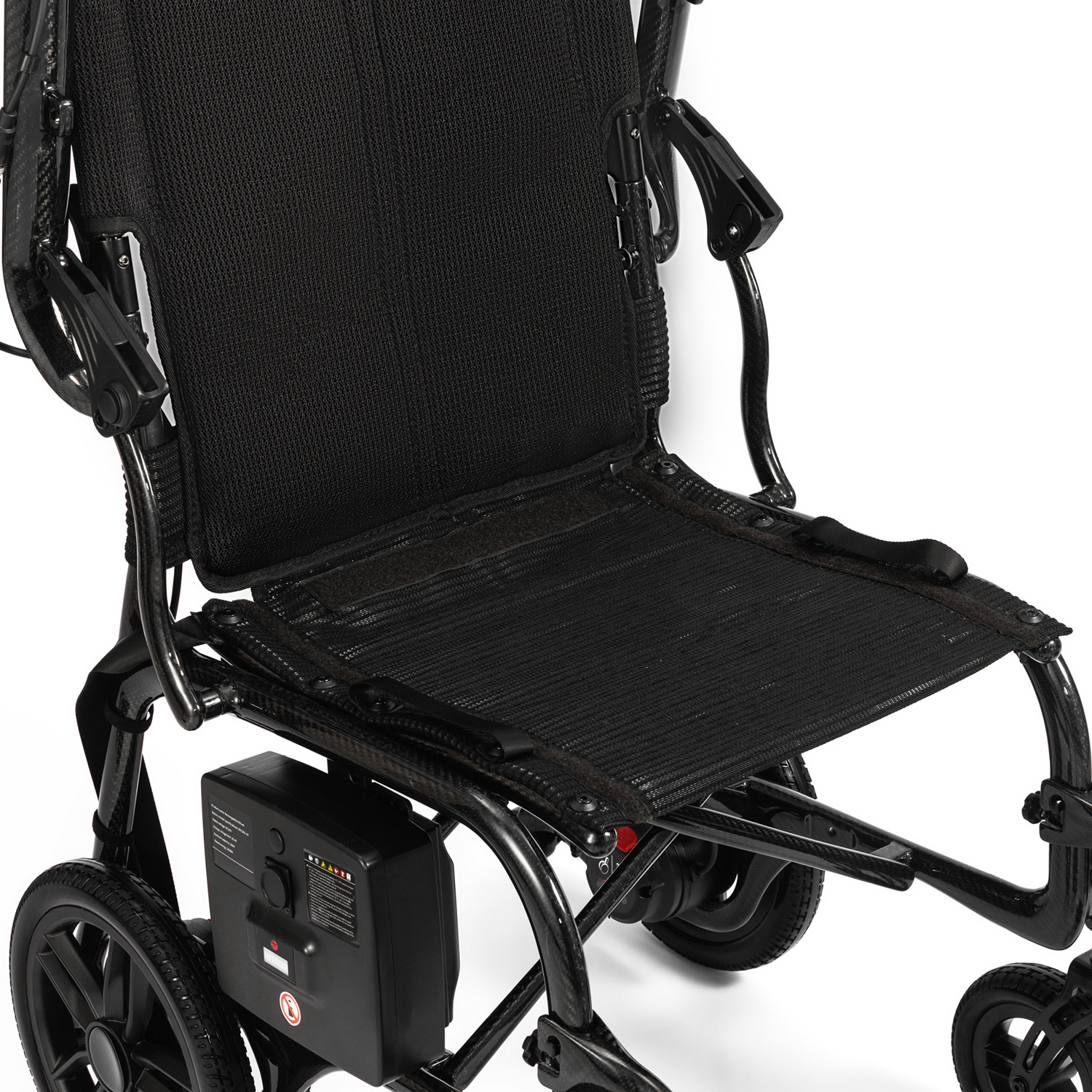 Кресло-коляска инвалидная Ortonica Pulse 660 Carbone с электроприводом, до 136кг  - 10