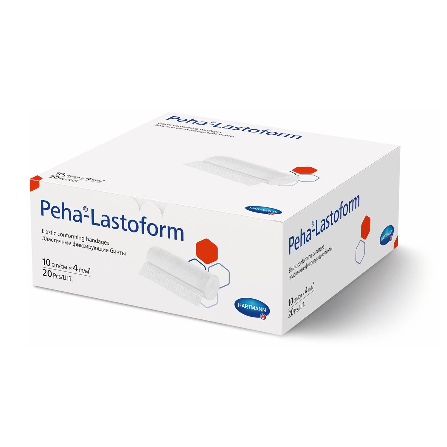 Бинт эластичный фиксирующий Peha-Lastoform 8смх4м, 20шт