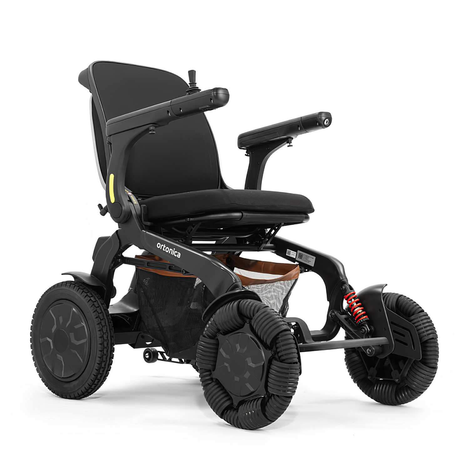 Кресло-коляска инвалидная ORTONICA Pulse 680 с электроприводом до 150кг (ширина сиденья 45см) черная - 5