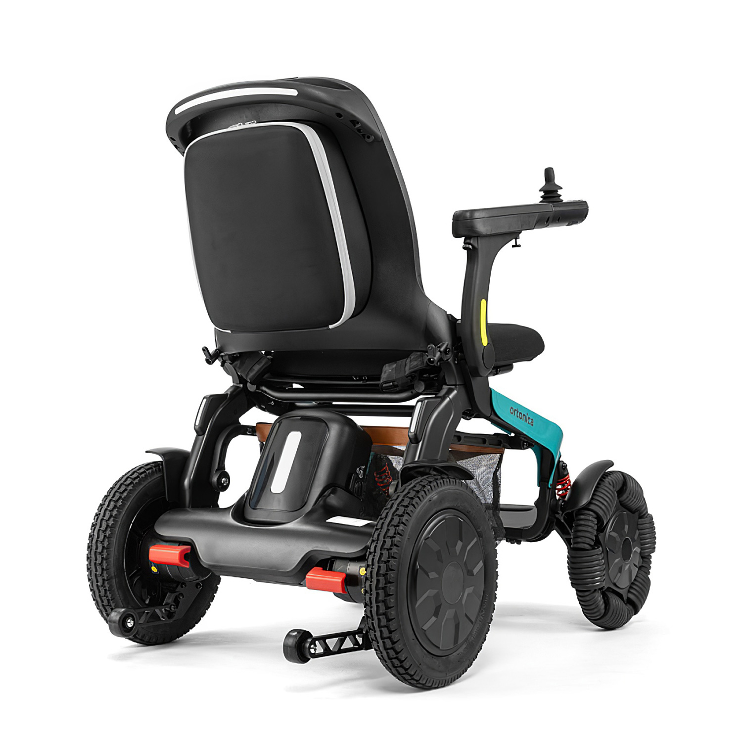 Кресло-коляска инвалидная ORTONICA Pulse 680 с электроприводом до 150кг (ширина сиденья 45см) черная - 6